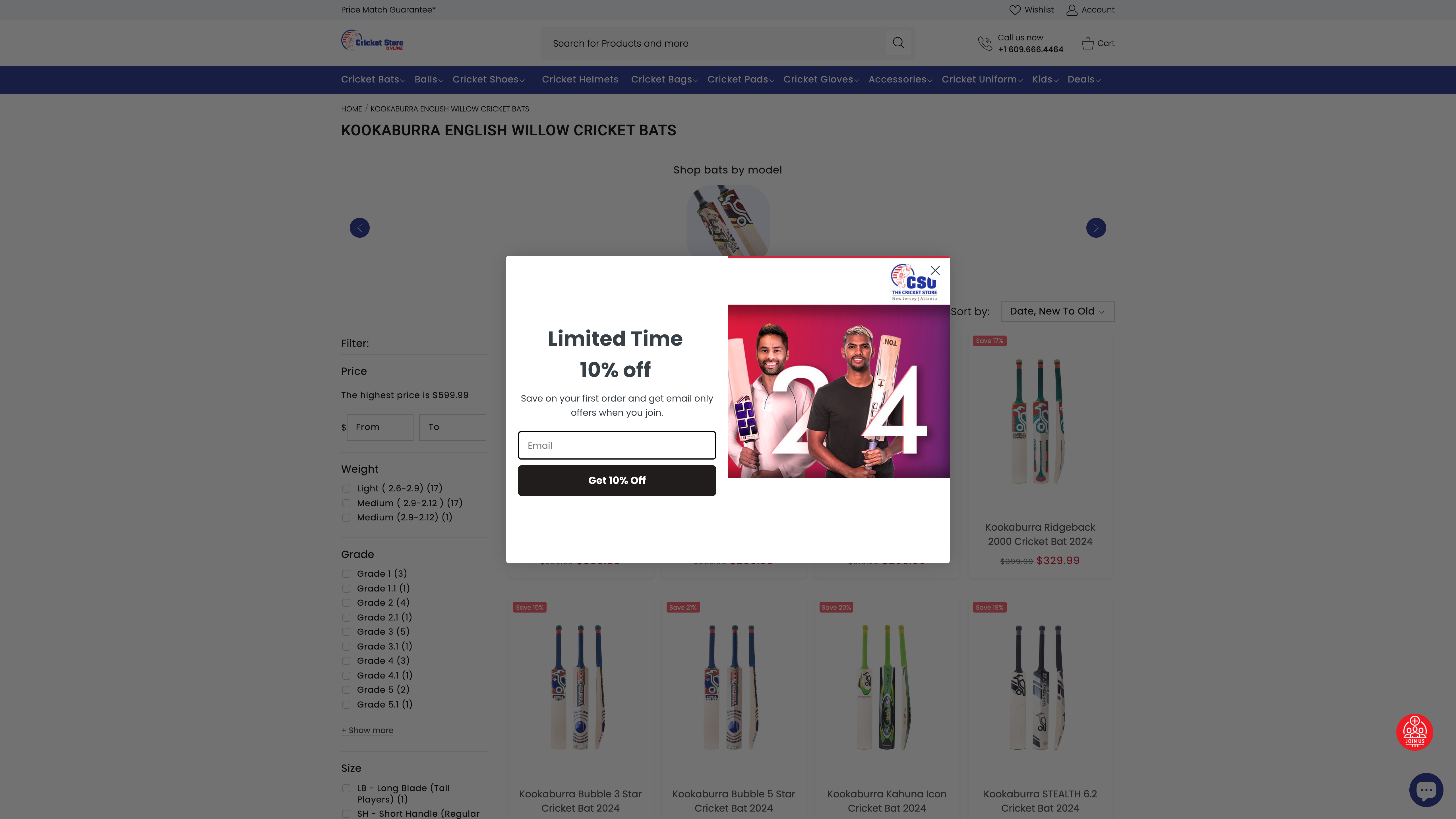 cricketstoreonline screenshot 3