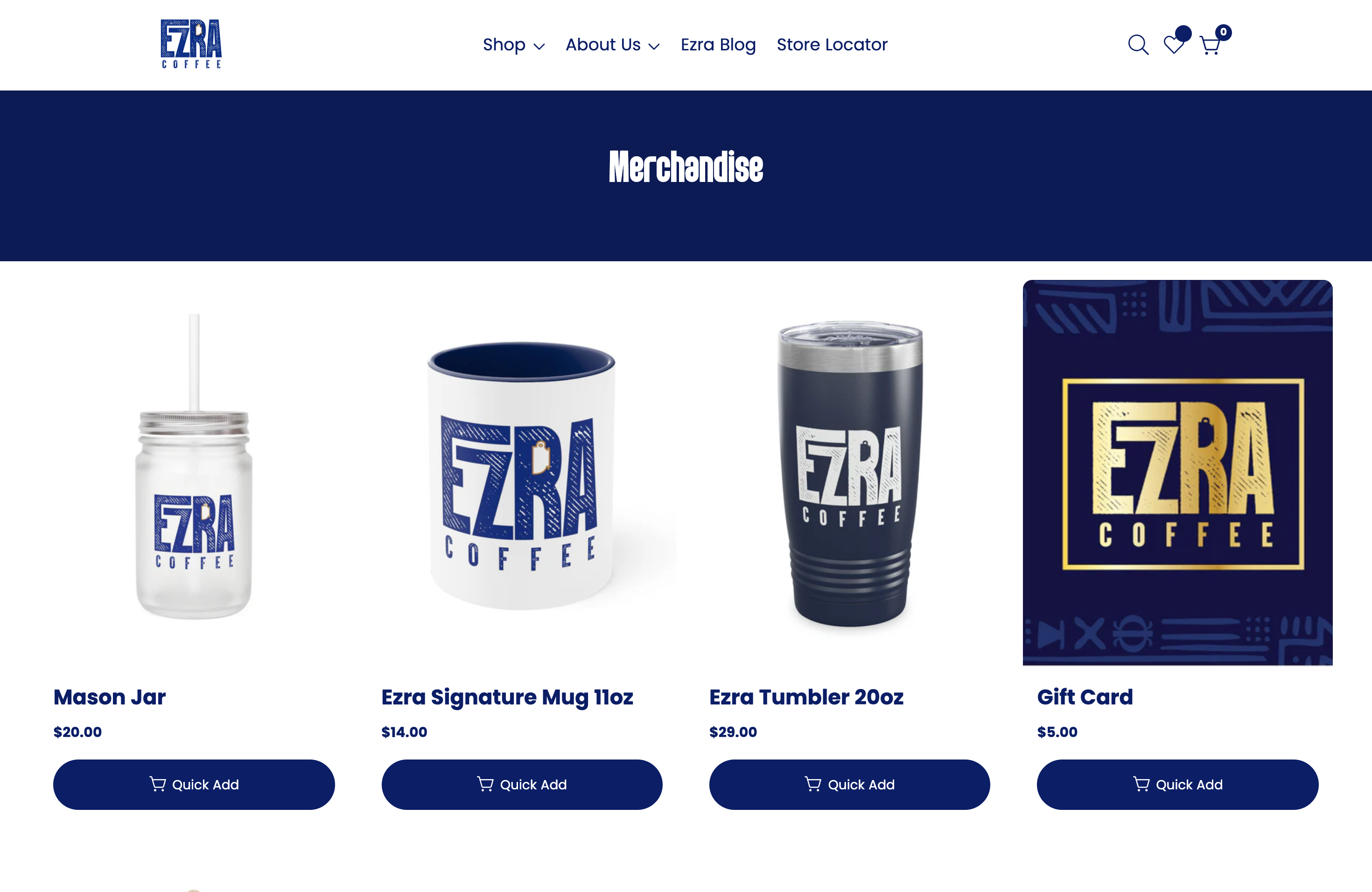 Ezra Coffee screenshot