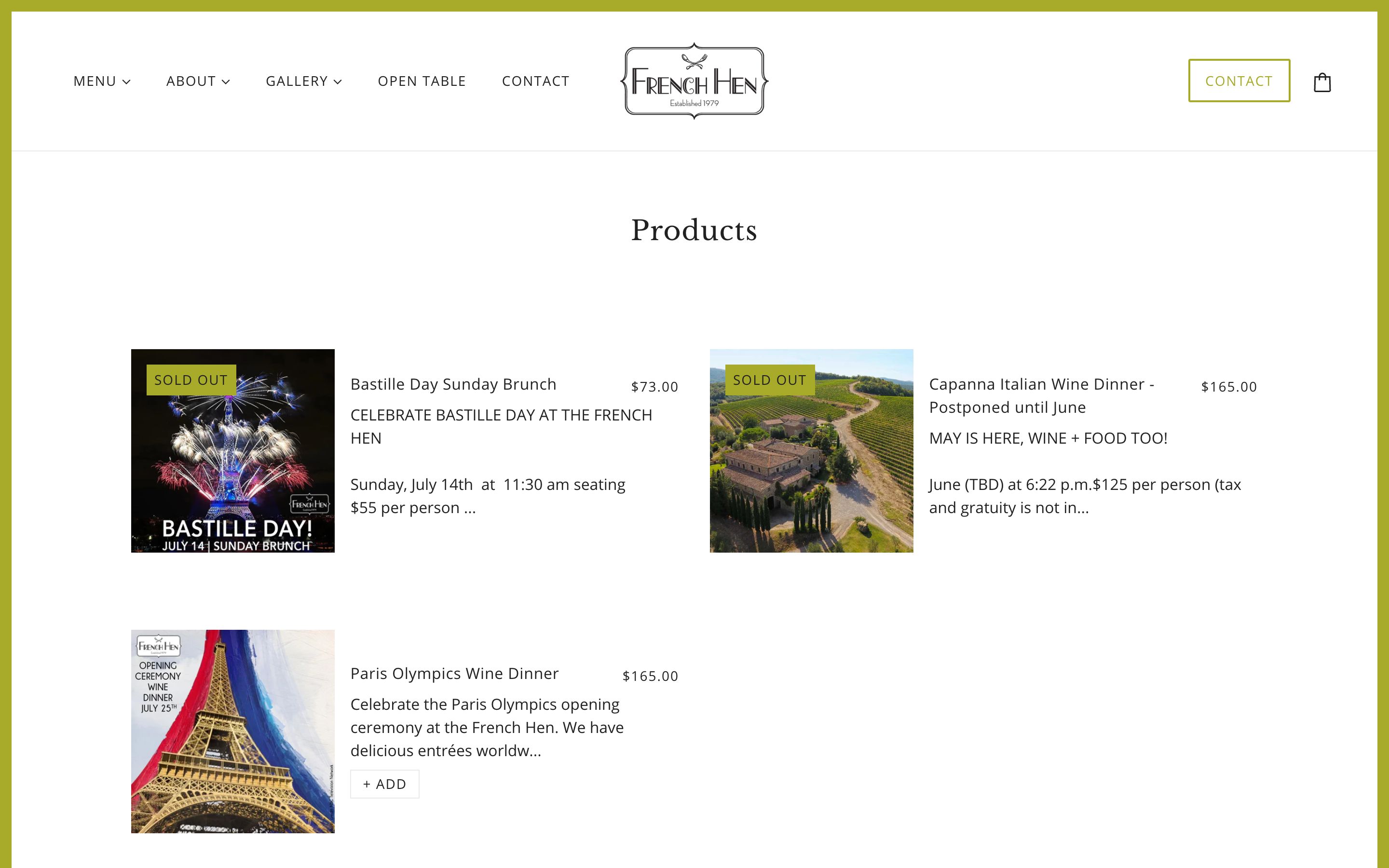 French Hen Restaurant in Tulsa, Oklahoma screenshot 4