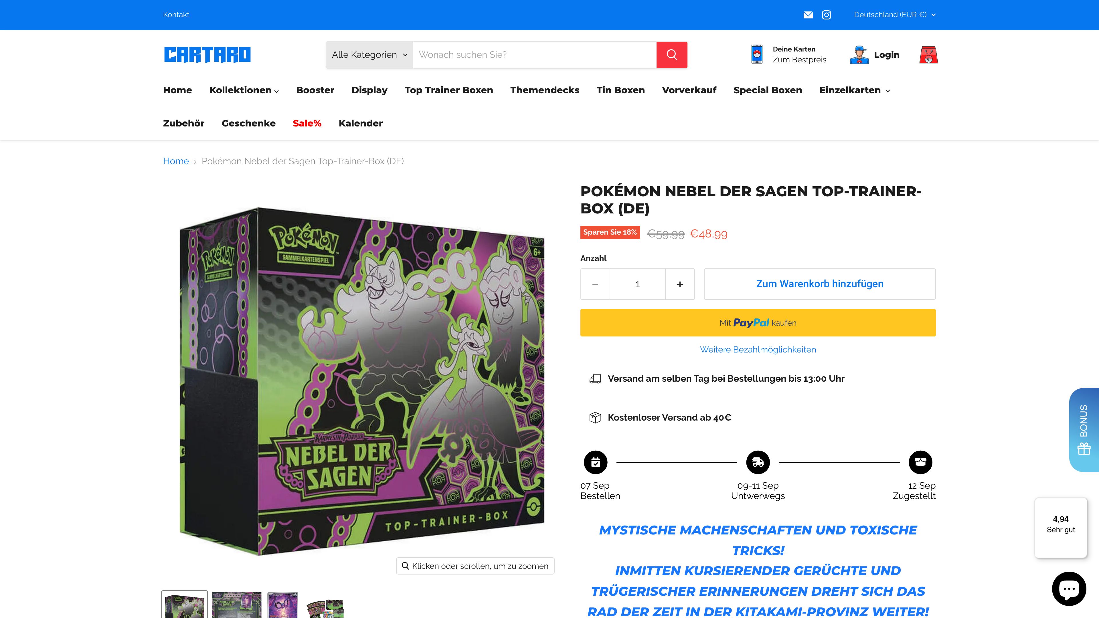 Cartaro screenshot 3