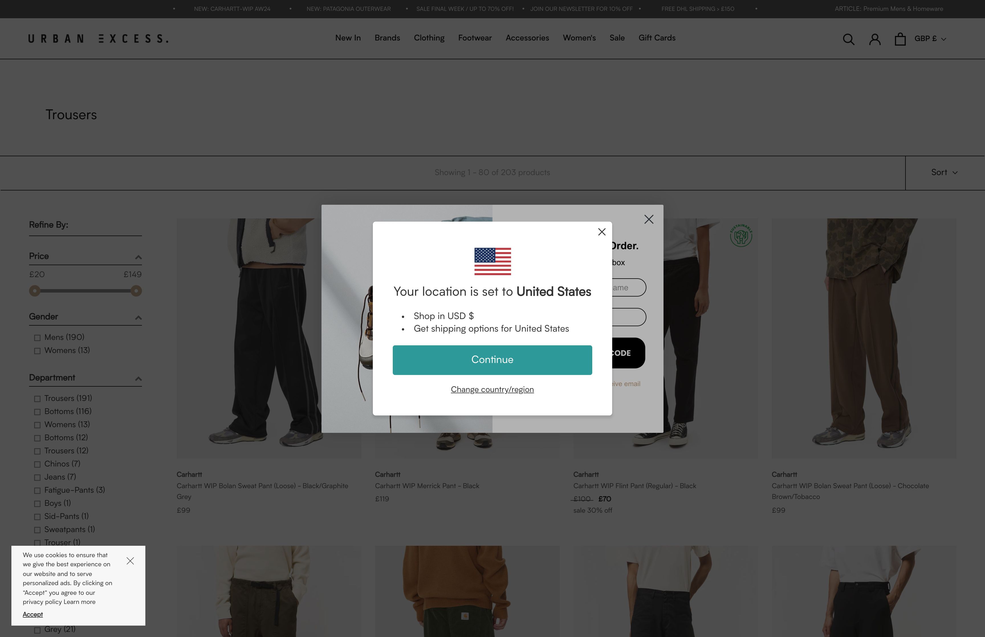Urban Excess [multiple sites] + ongoing support on retainer screenshot 3