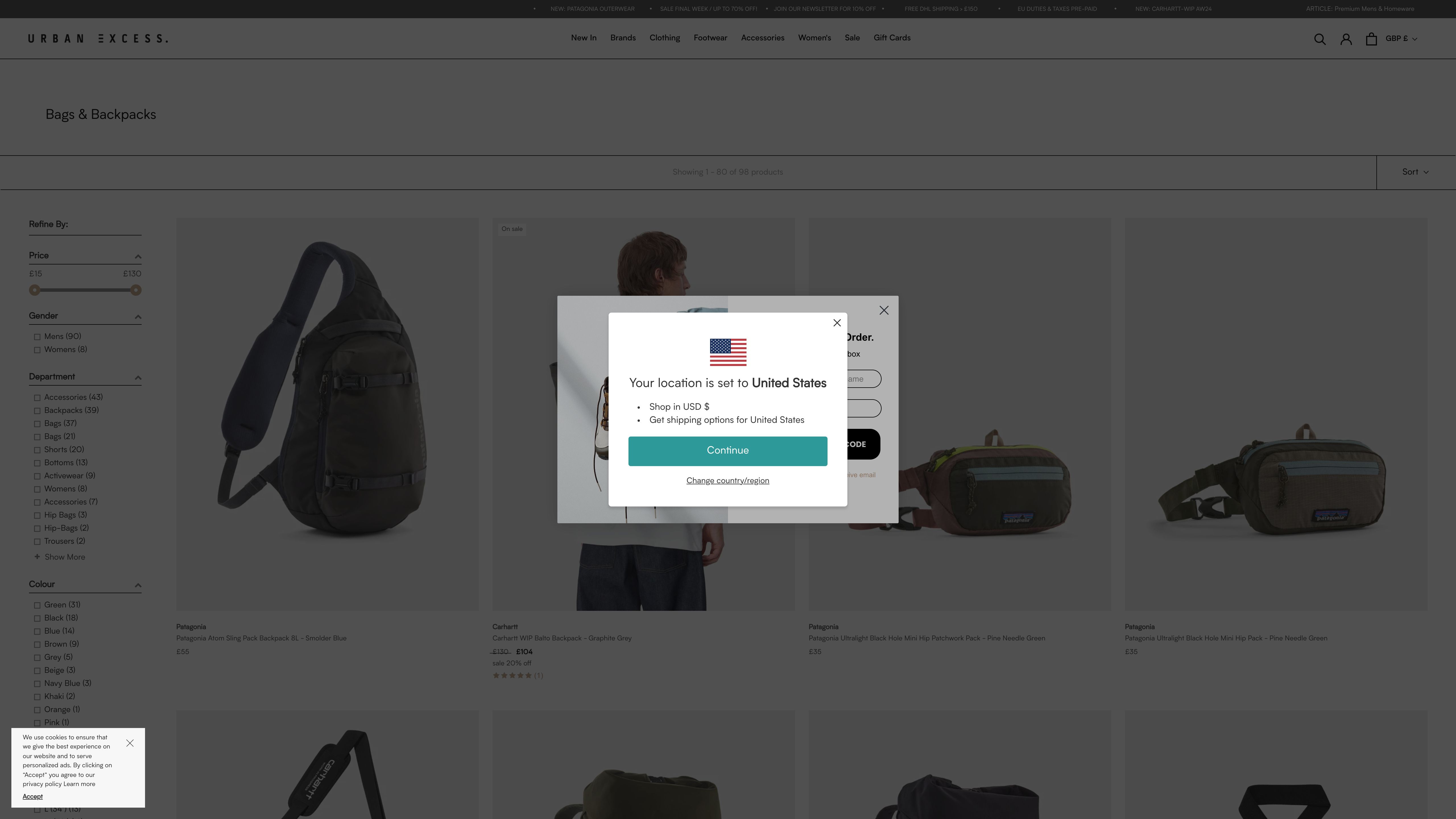 Urban Excess [multiple sites] + ongoing support on retainer screenshot 2