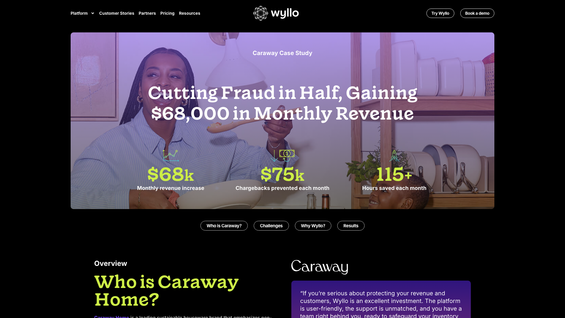 Caraway Cuts Fraud in Half, Gains $68,000 in Monthly Revenue