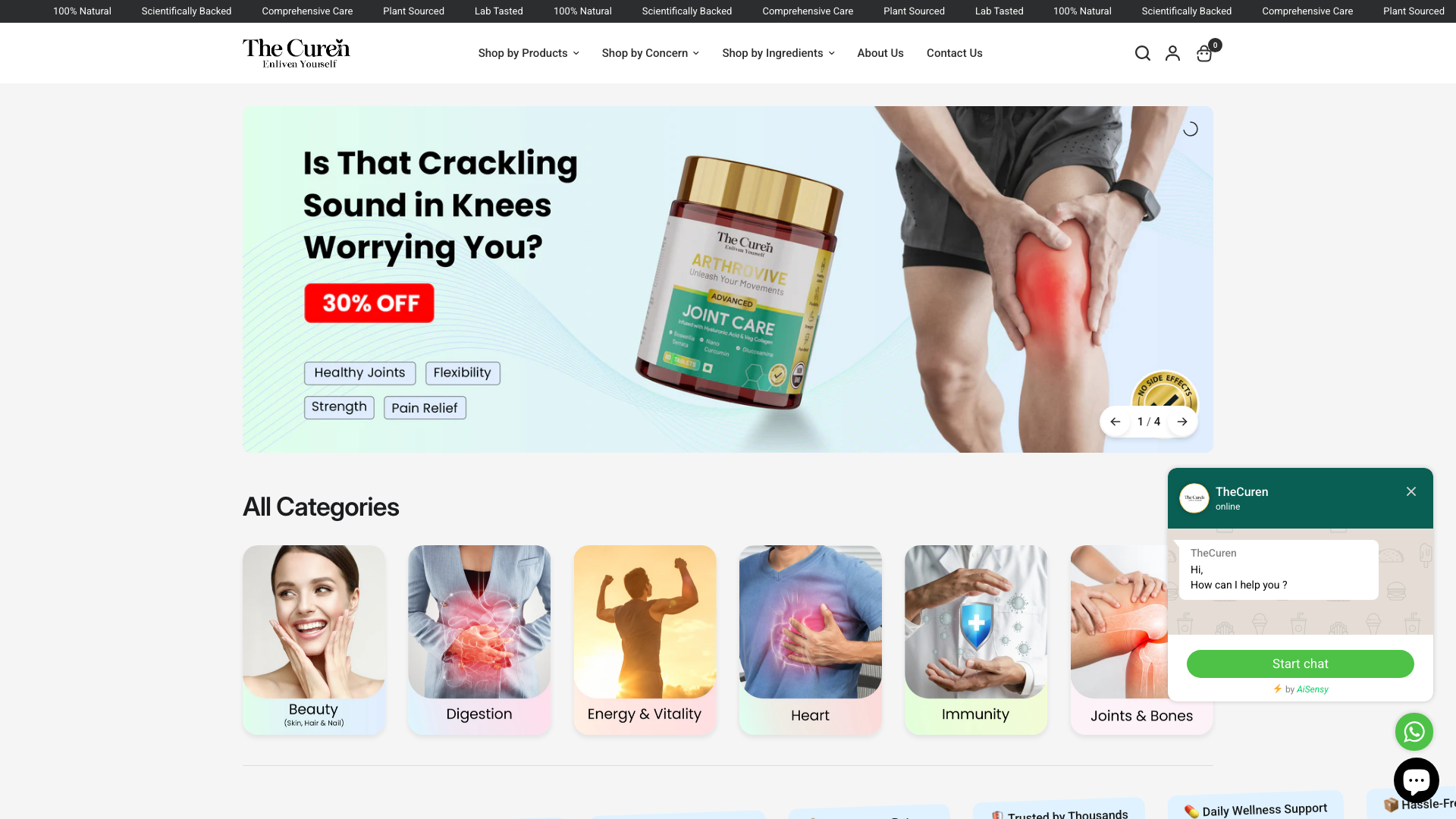 TheCuren – Vegan Supplement Brand Store