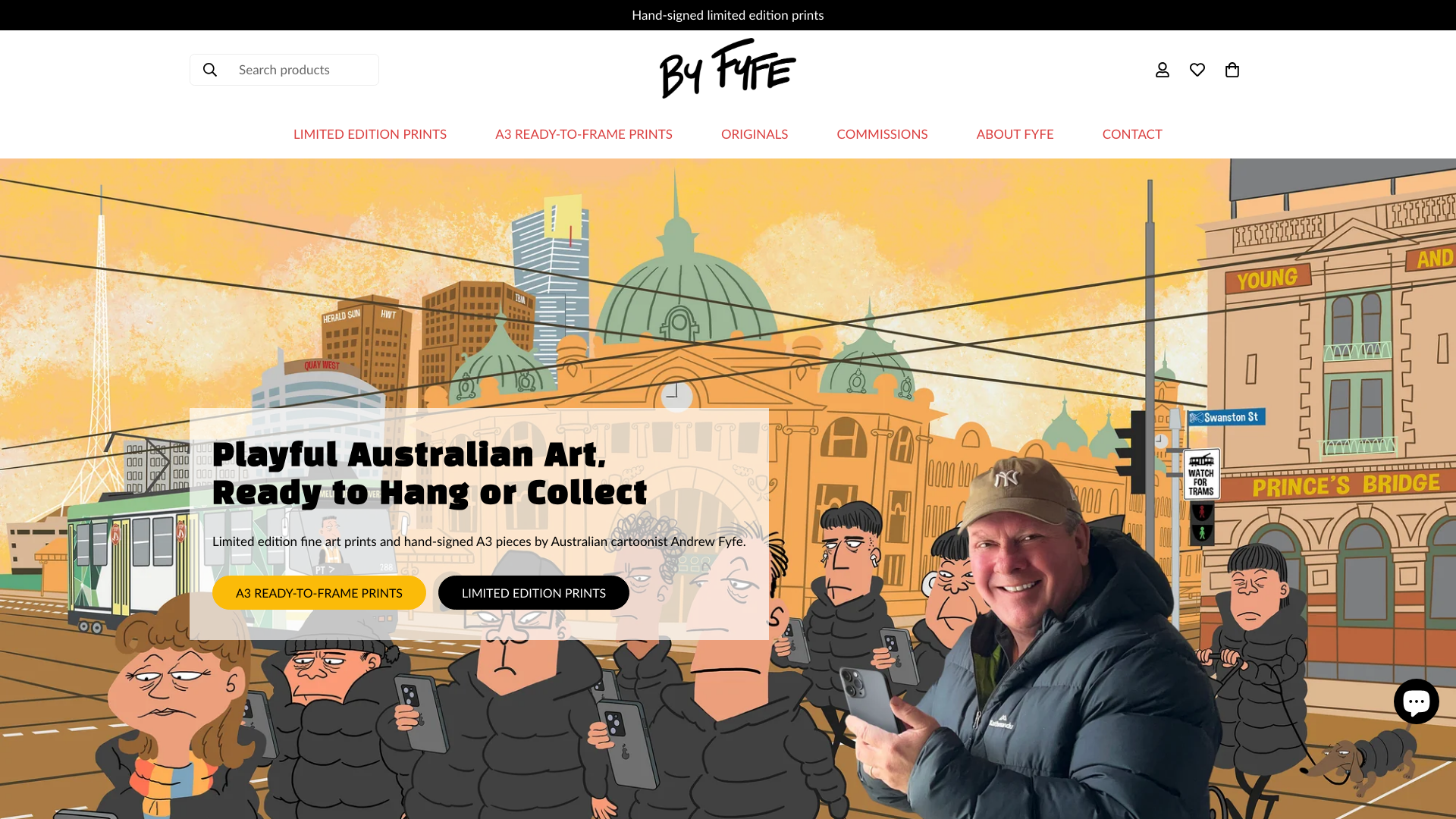 ByFyfe – Australian Cartoon Art & Illustration by Andrew Fyfe