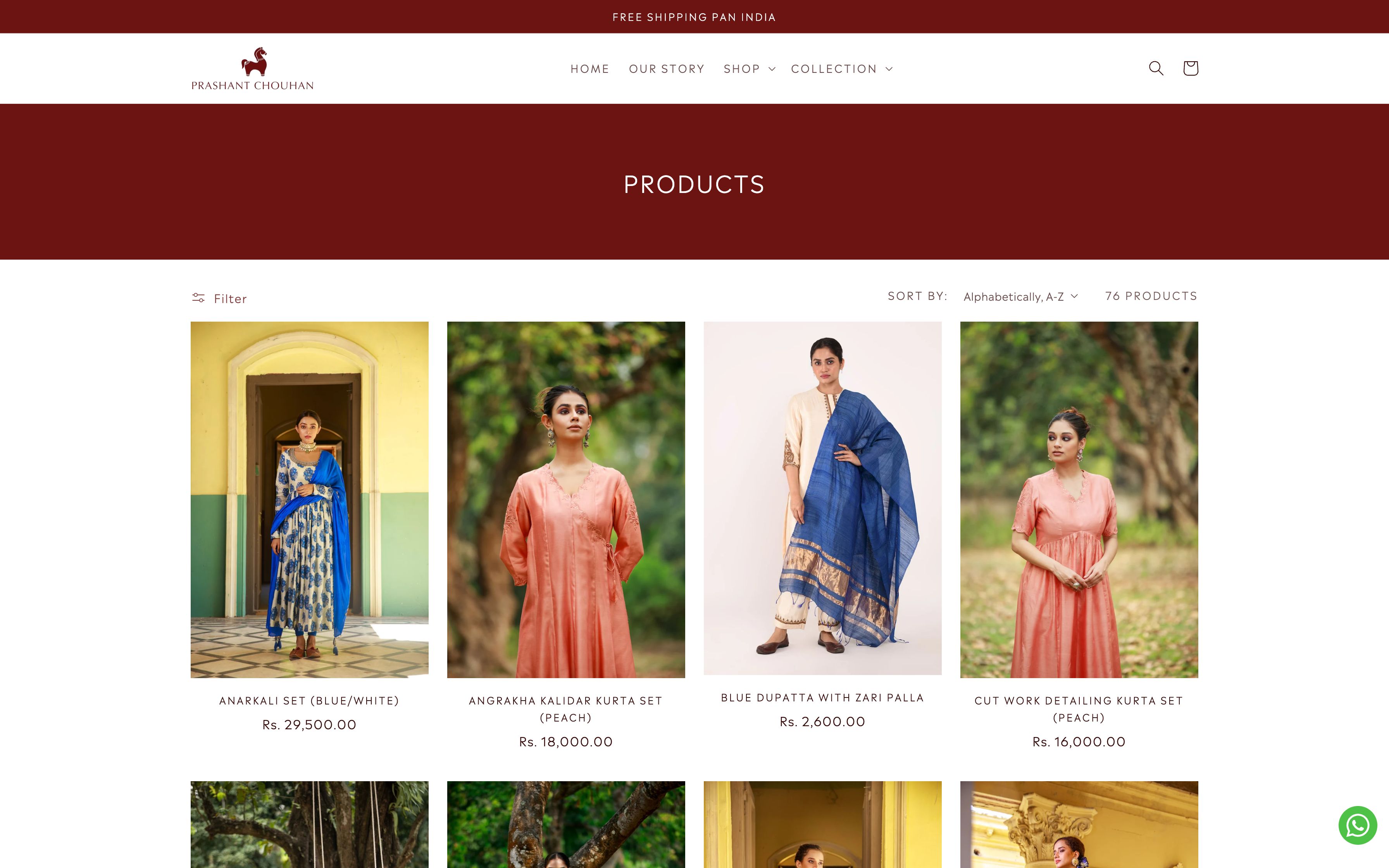 Prashant Chouhan - Custom Ecommerce Website Development screenshot 2
