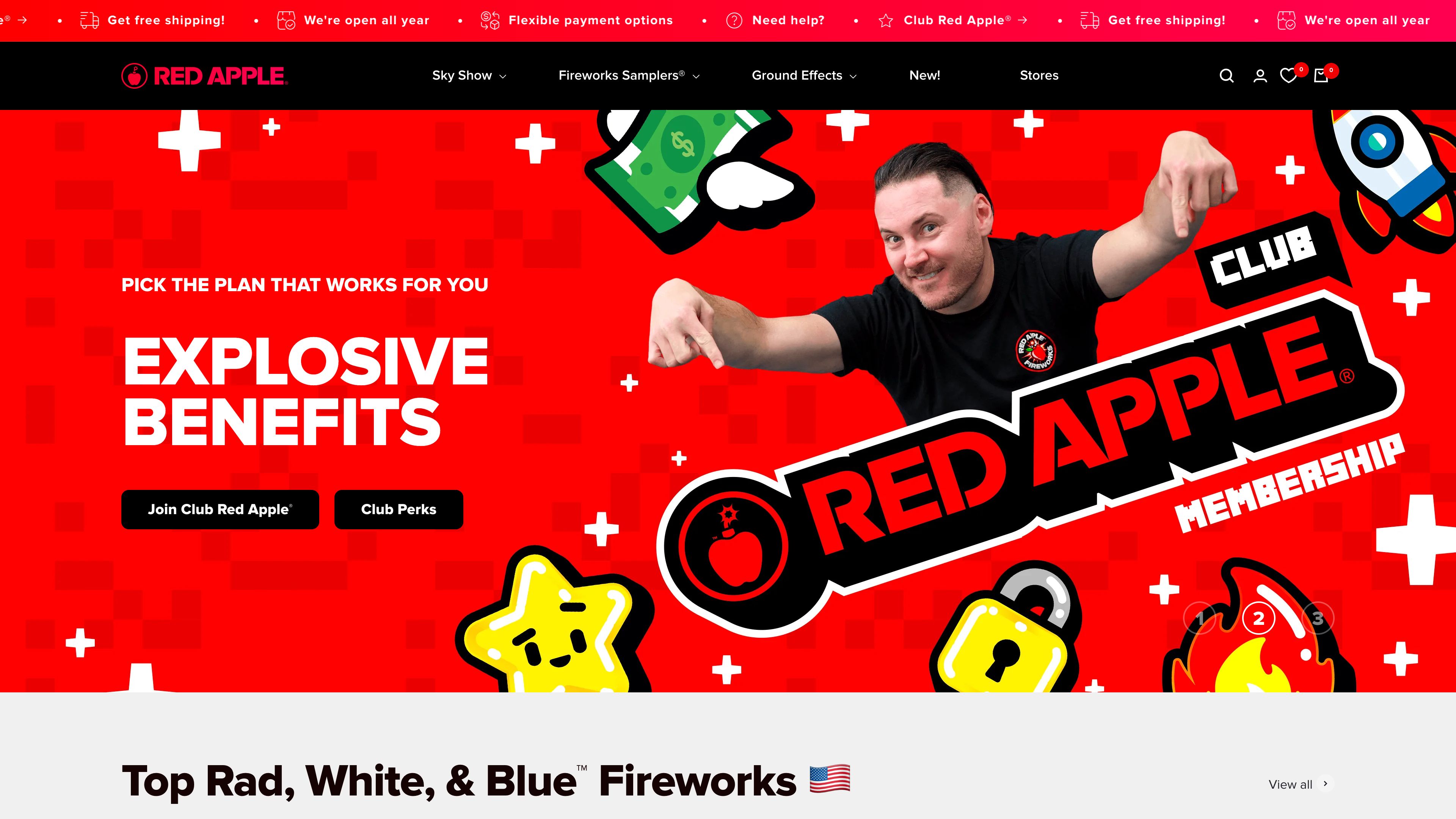 Red Apple Fireworks screenshot