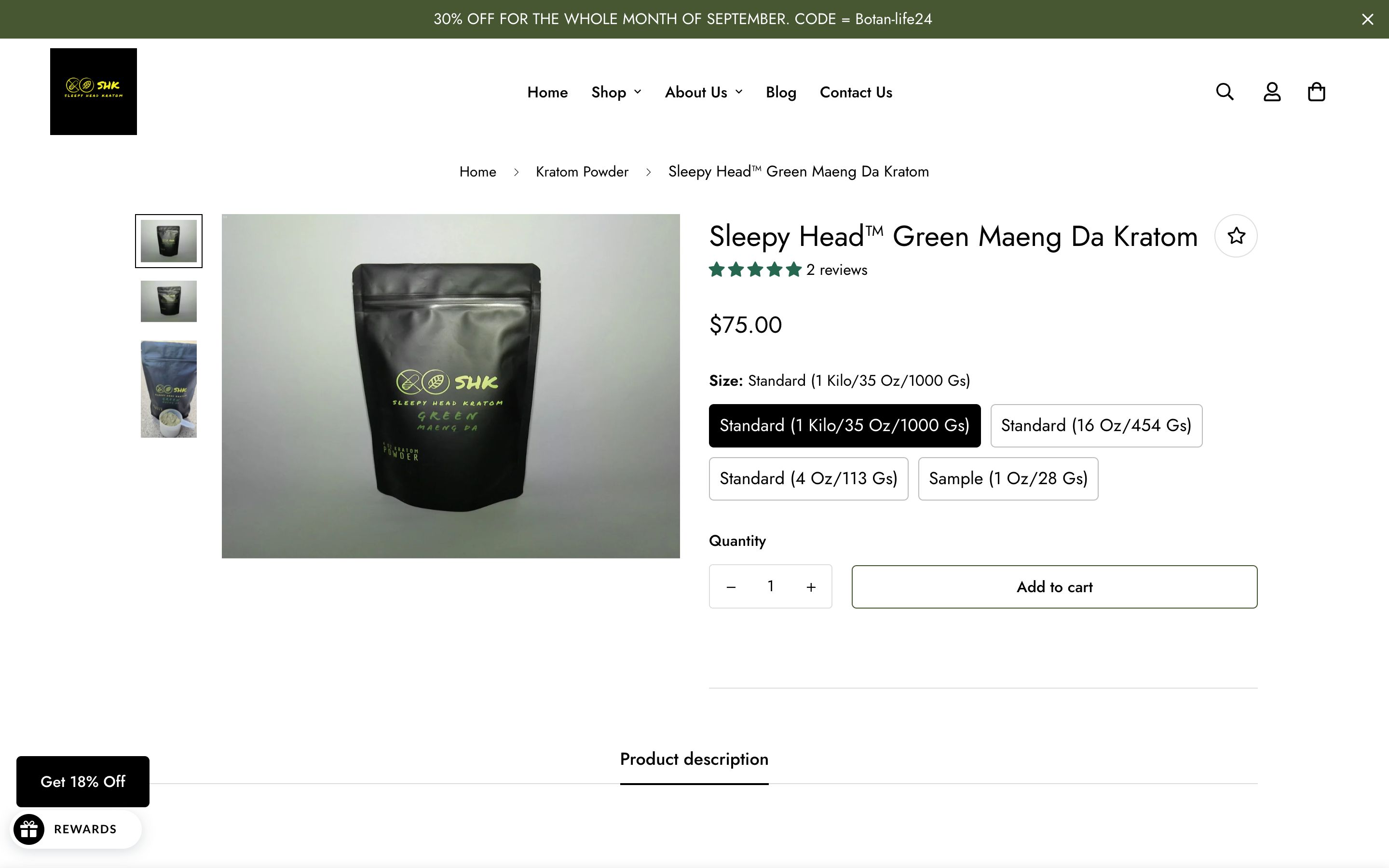 Sleepy Head Kratom screenshot 2