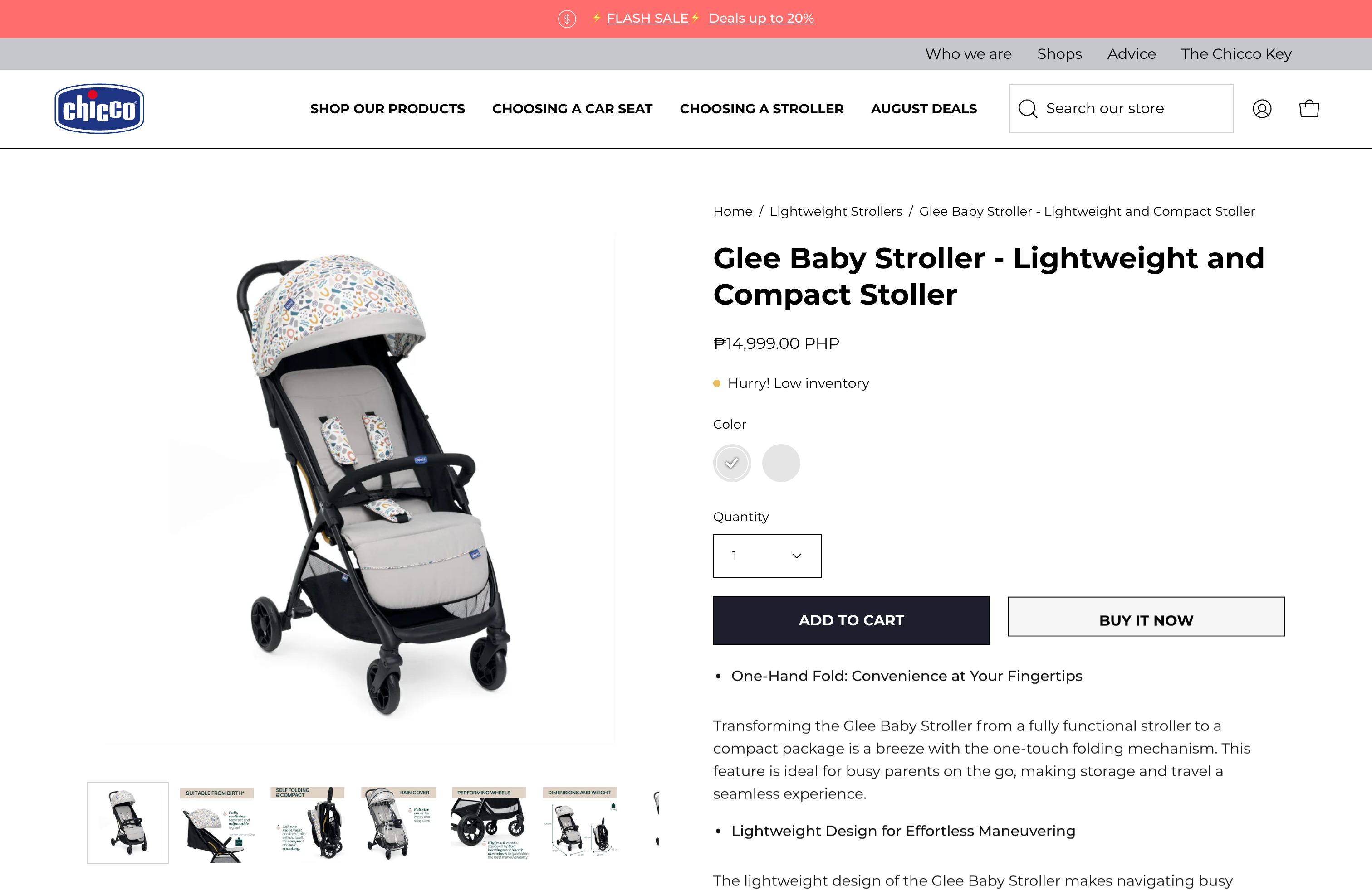 Chicco PH Shopify: Custom, Oversized Product Handling, SEO-Optimized screenshot 2