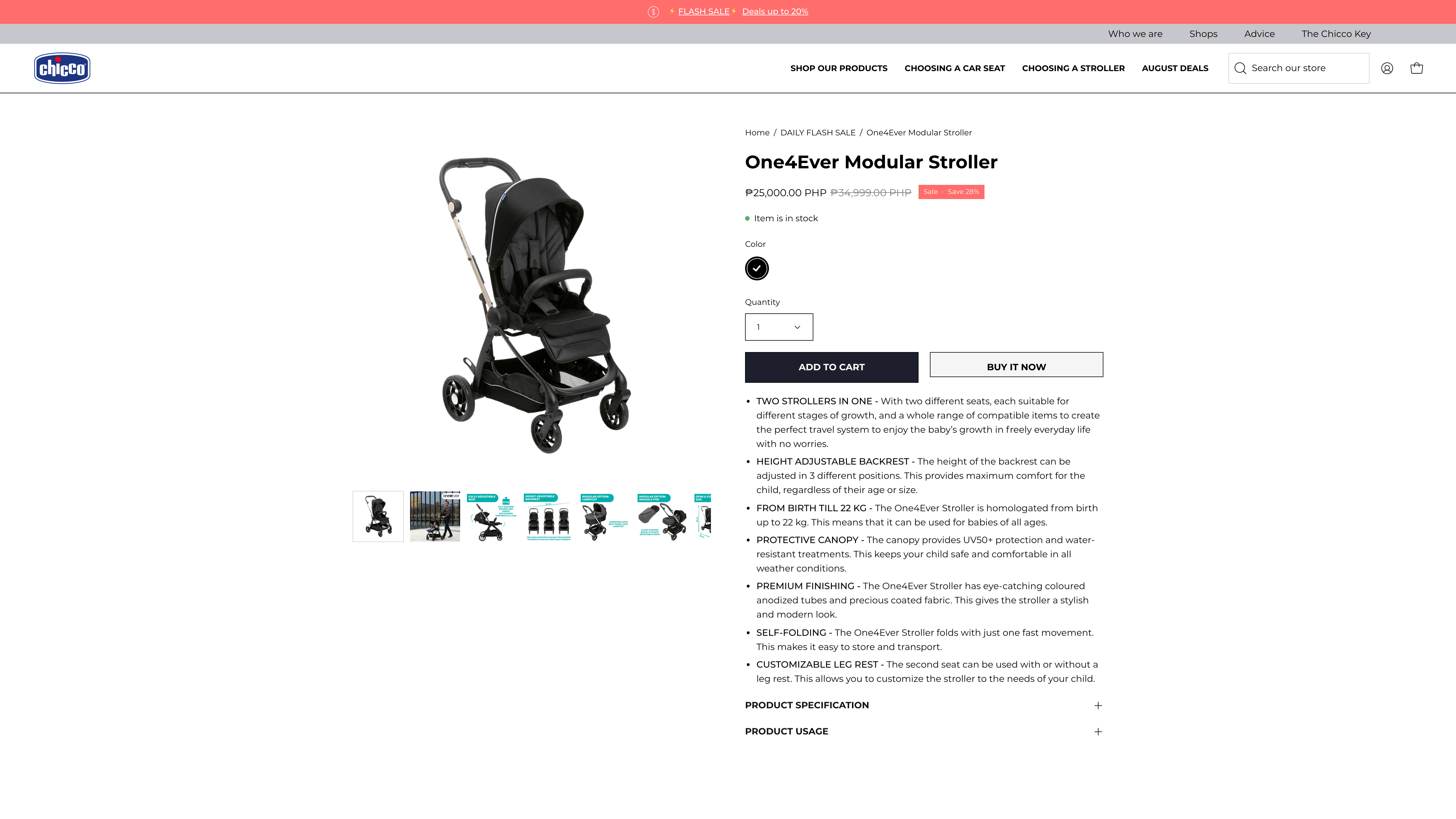 Chicco PH Shopify: Custom, Oversized Product Handling, SEO-Optimized screenshot 4