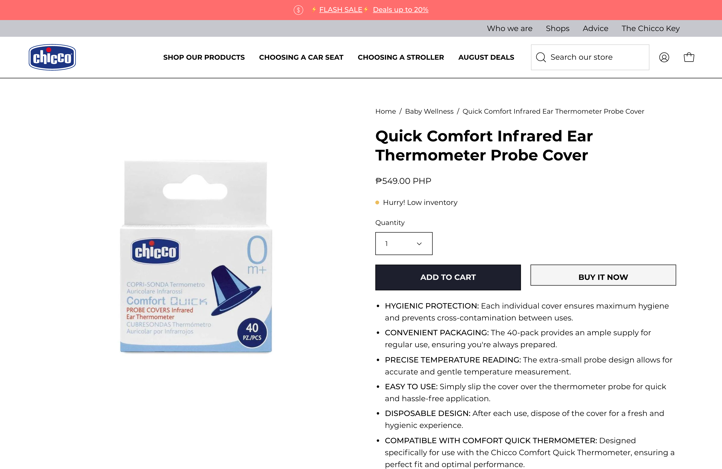 Chicco PH Shopify: Custom, Oversized Product Handling, SEO-Optimized screenshot 3