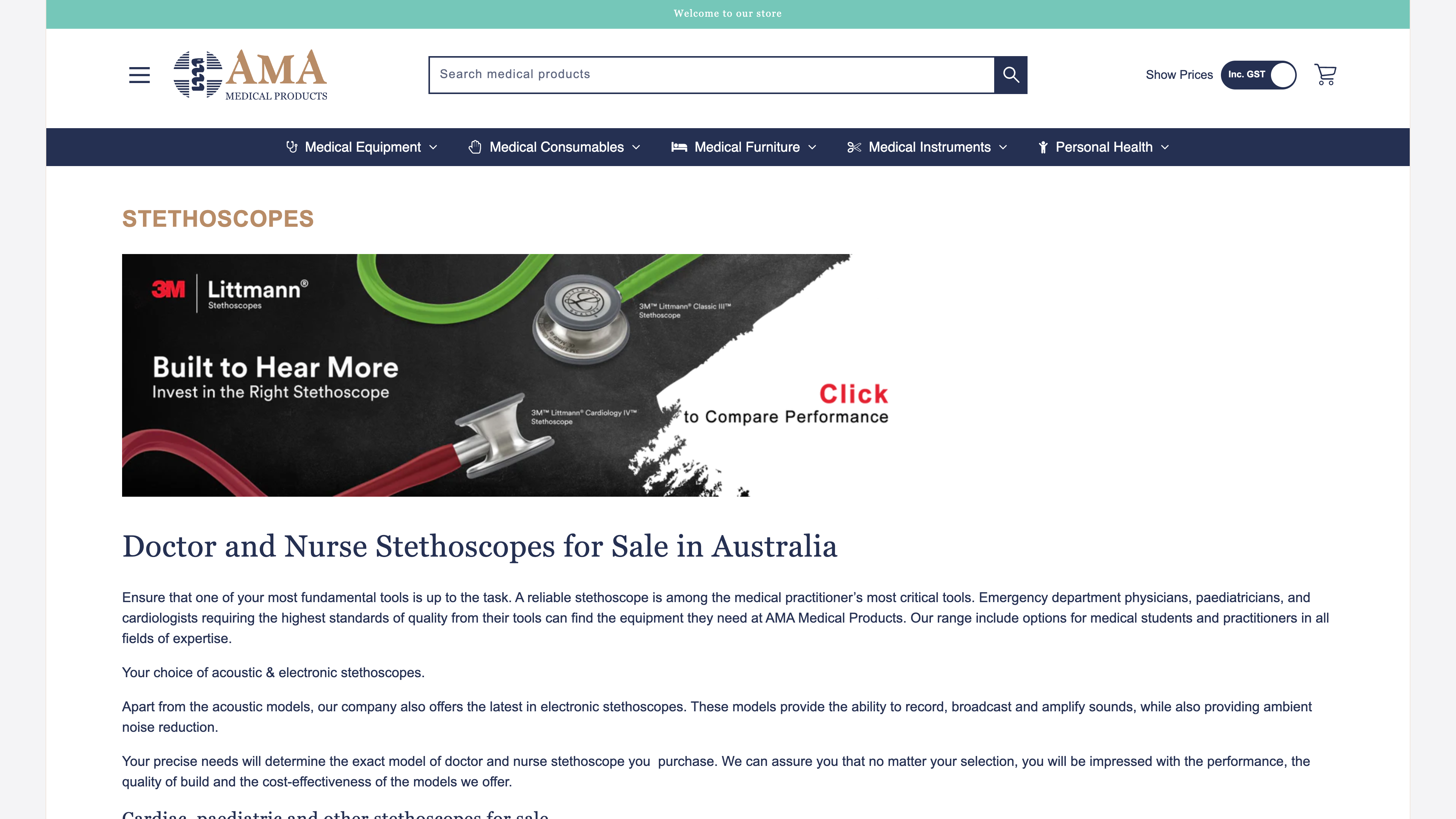 Revamping AMA Medical Products: Shopify Plus Migration & Wholesale Store Development