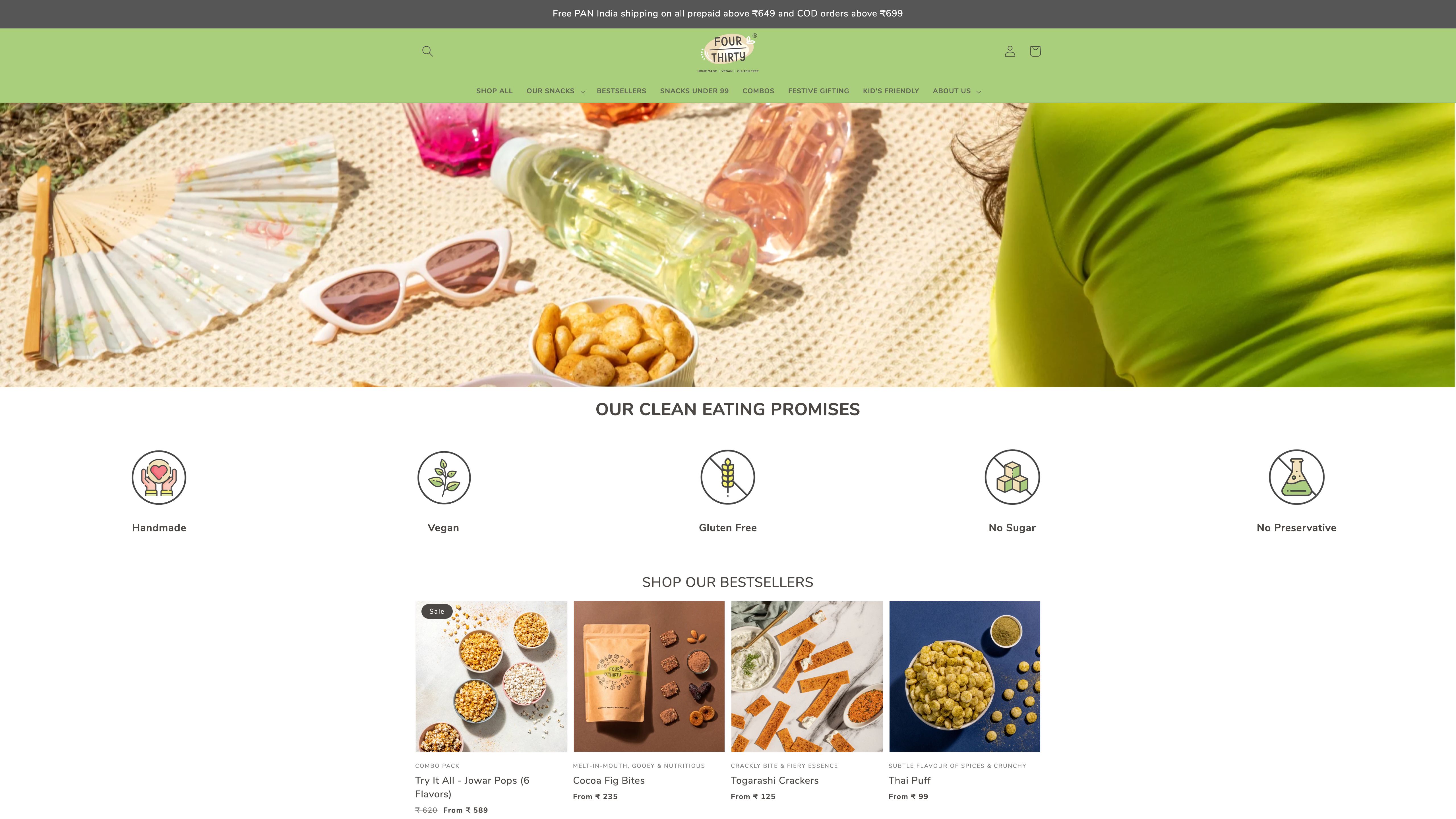 Healthy Snacking Brand - Four Thirty screenshot 7