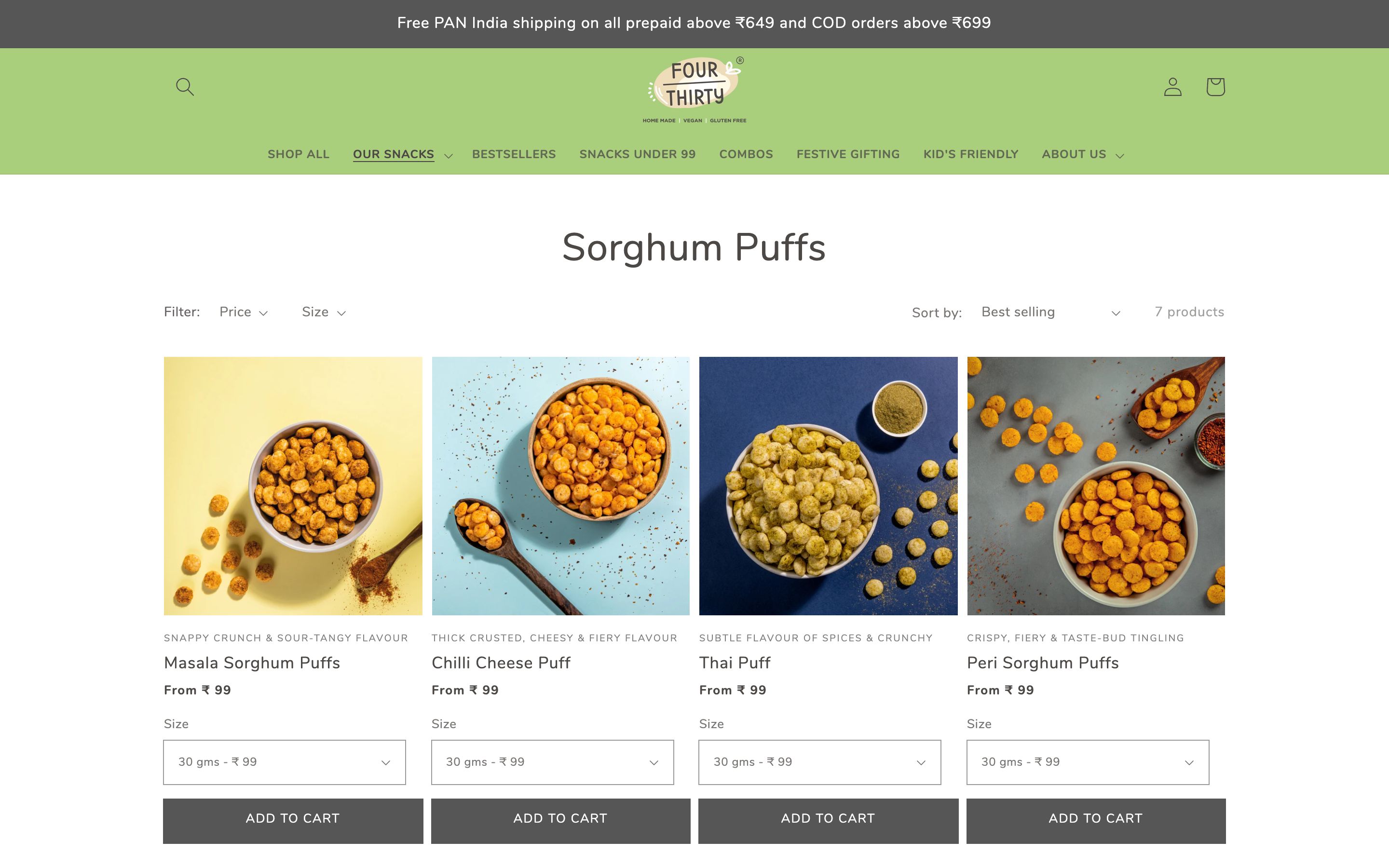 Healthy Snacking Brand - Four Thirty screenshot 6