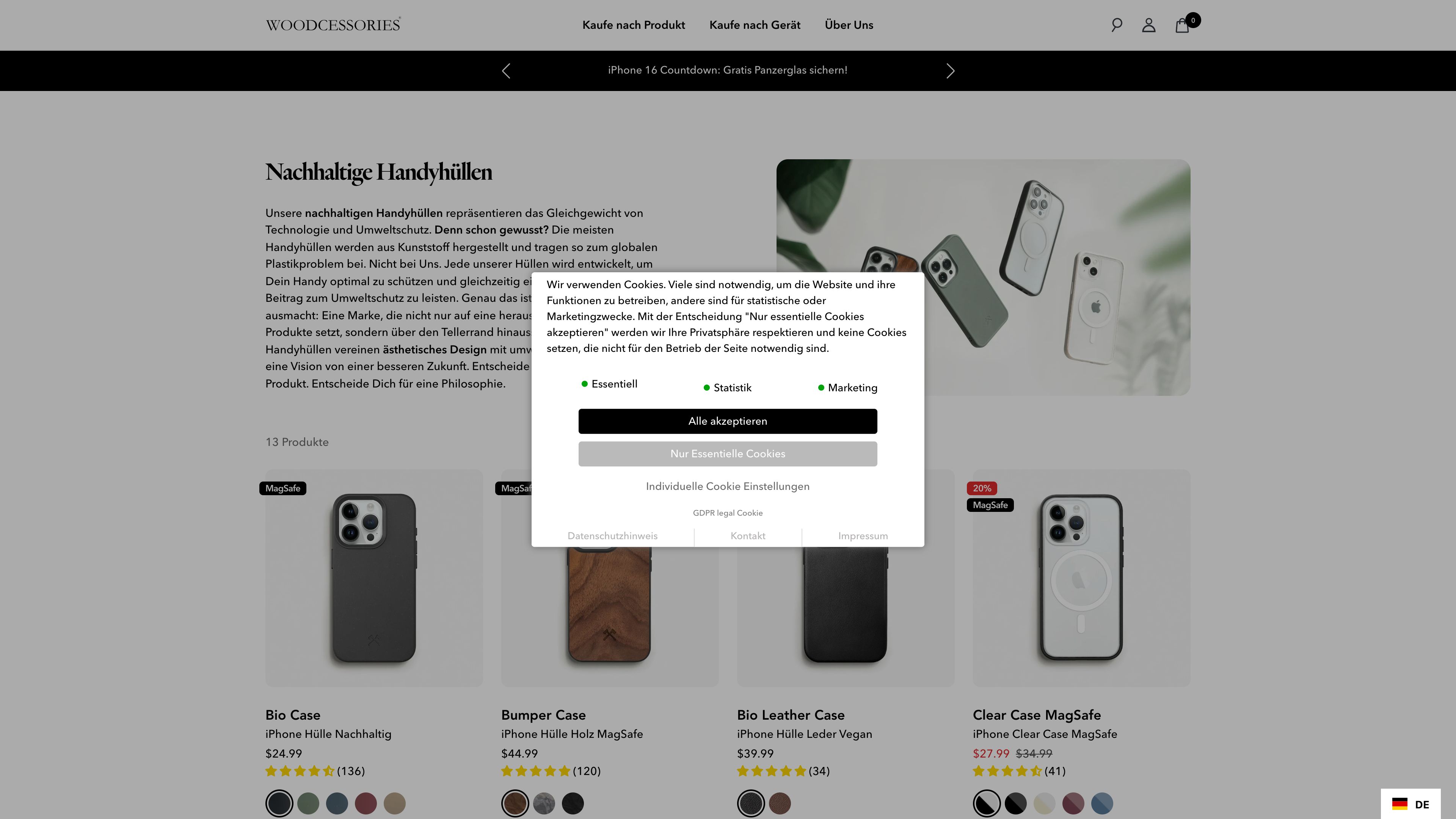 Woodcessories screenshot