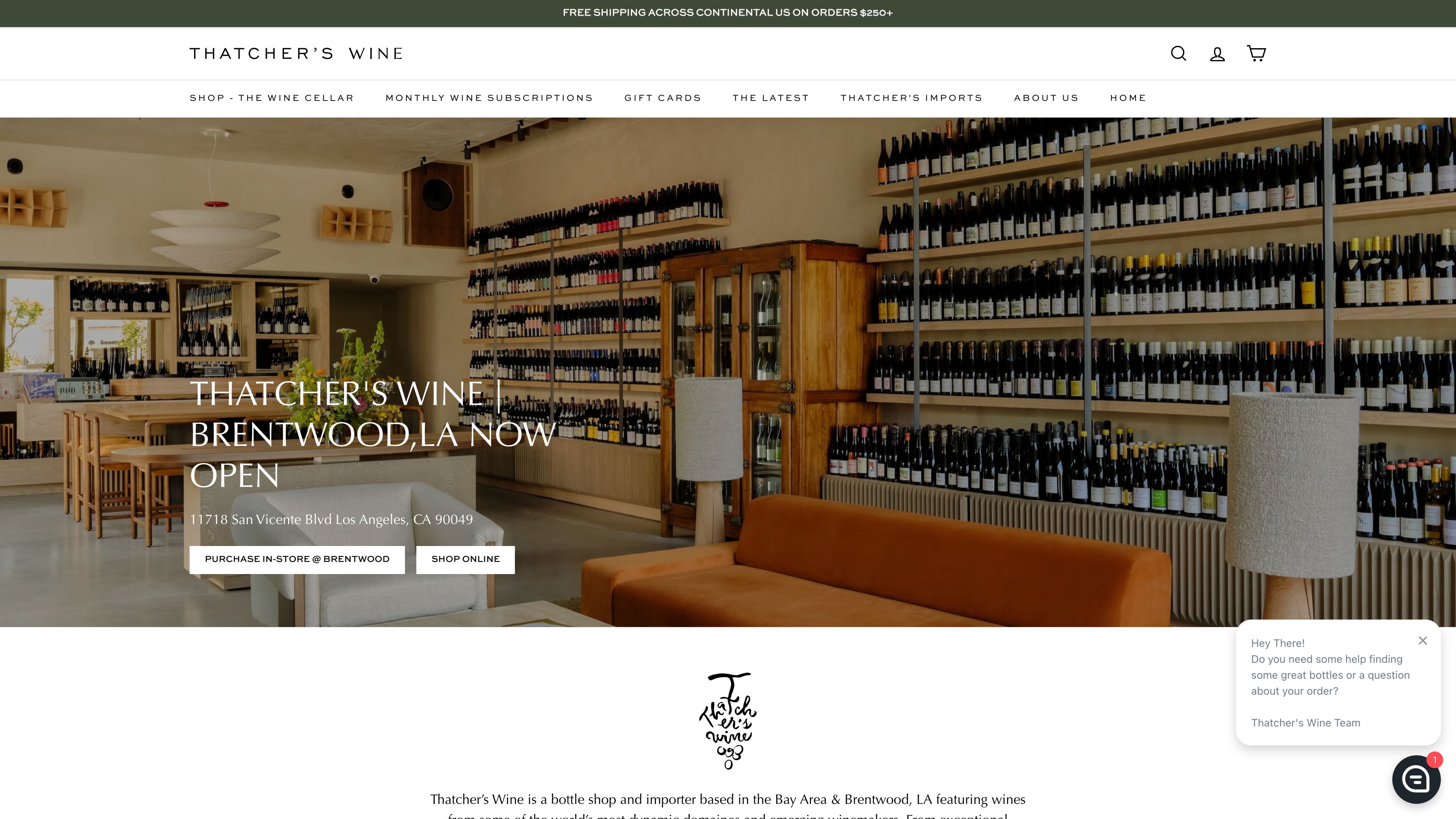 Comprehensive eCommerce Solution for Thatcher's Wine: UI/UX Design & Development