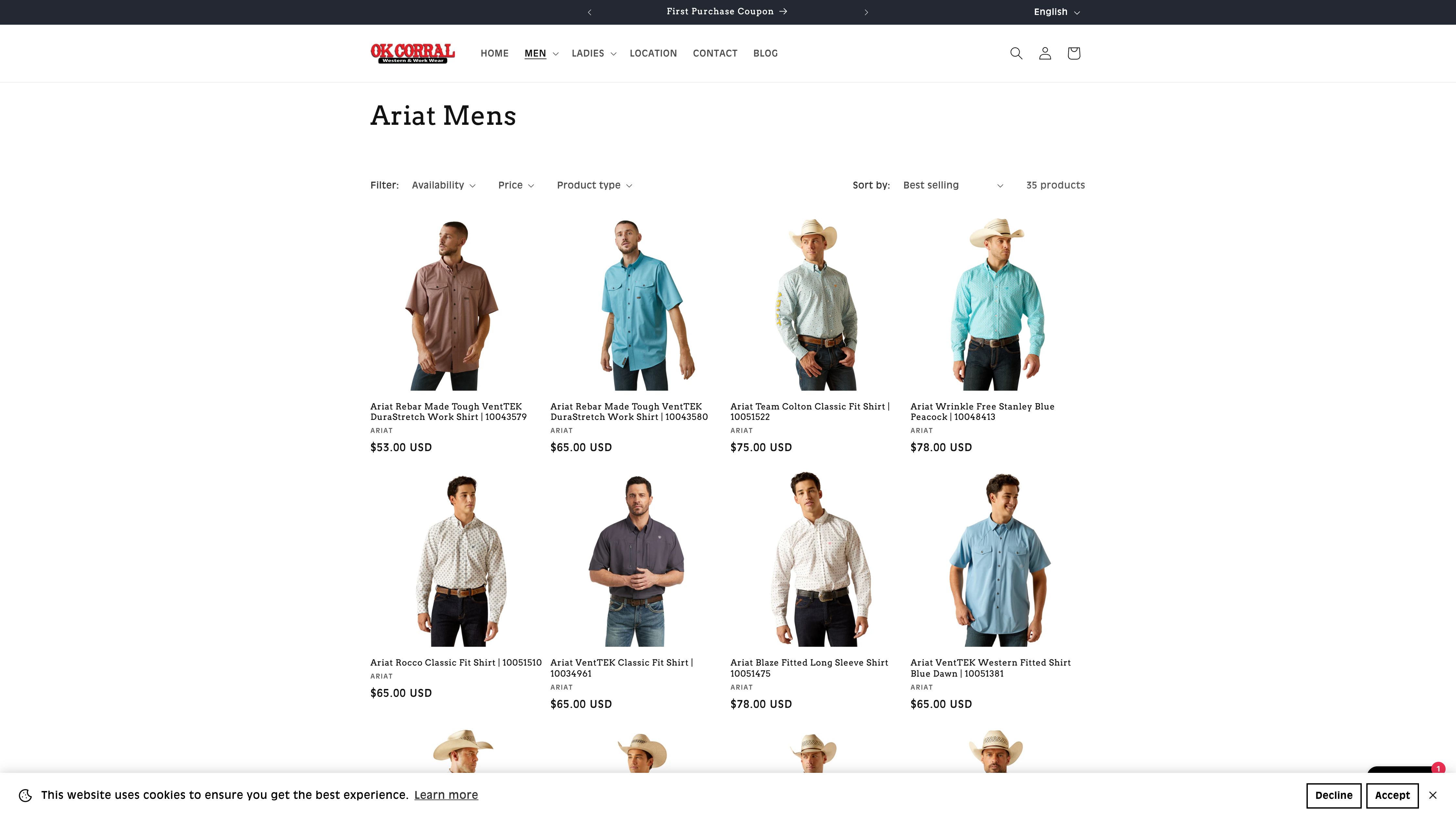 Ok Corral Western & Work Wear screenshot 3