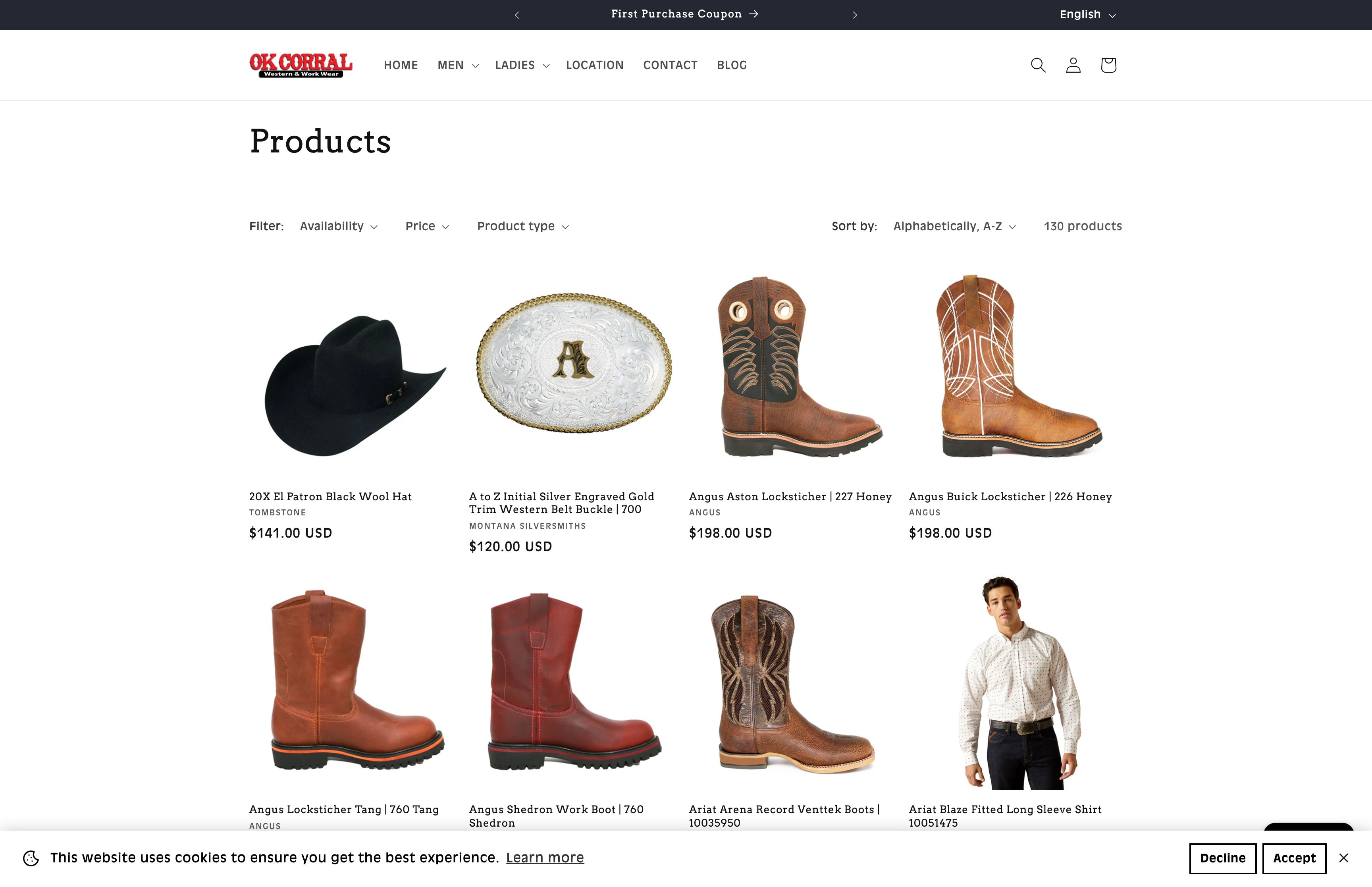 Ok Corral Western & Work Wear screenshot 2