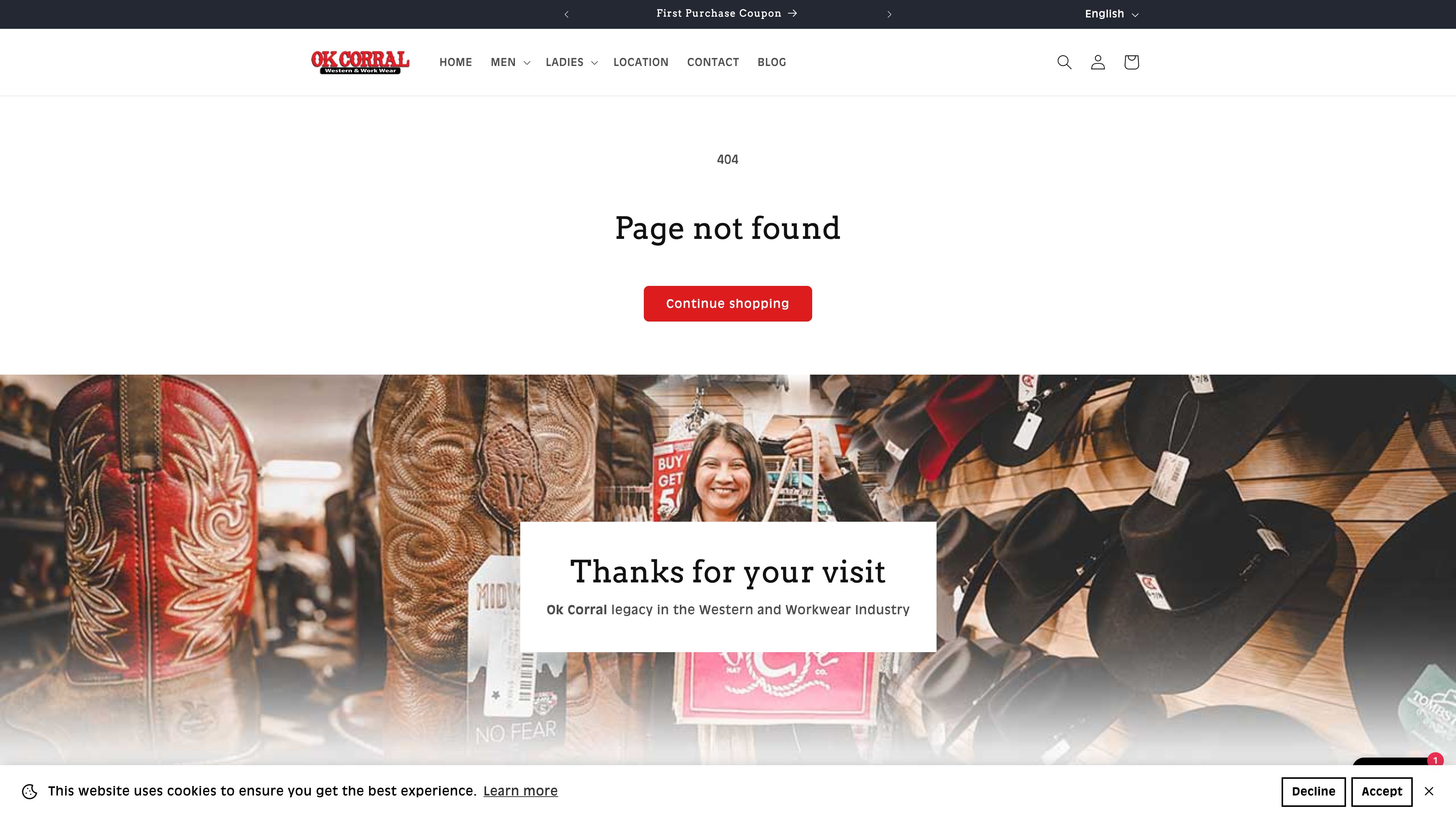 Ok Corral Western & Work Wear screenshot 4