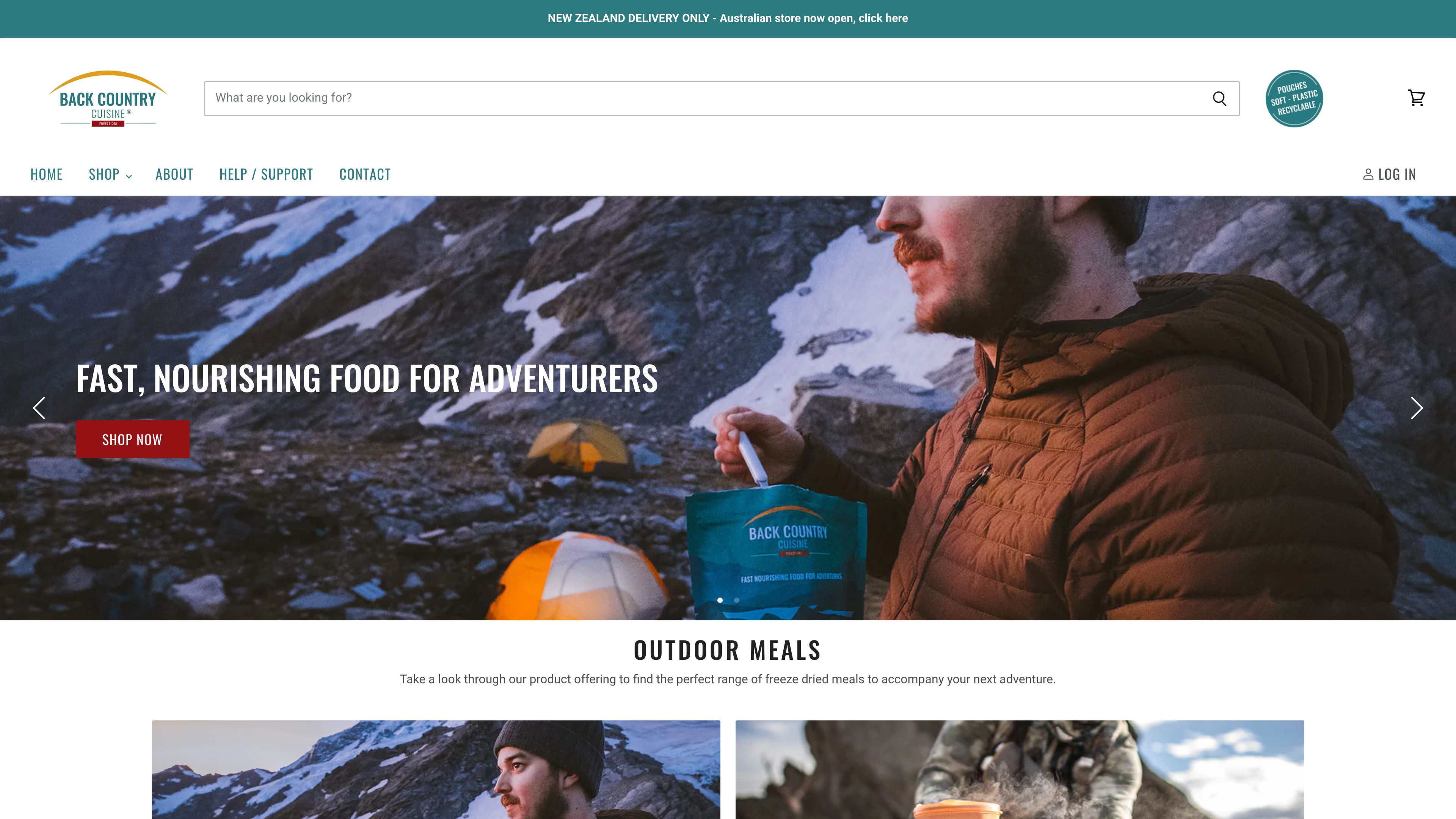 Back Country Cuisine New Zealand & Australia screenshot