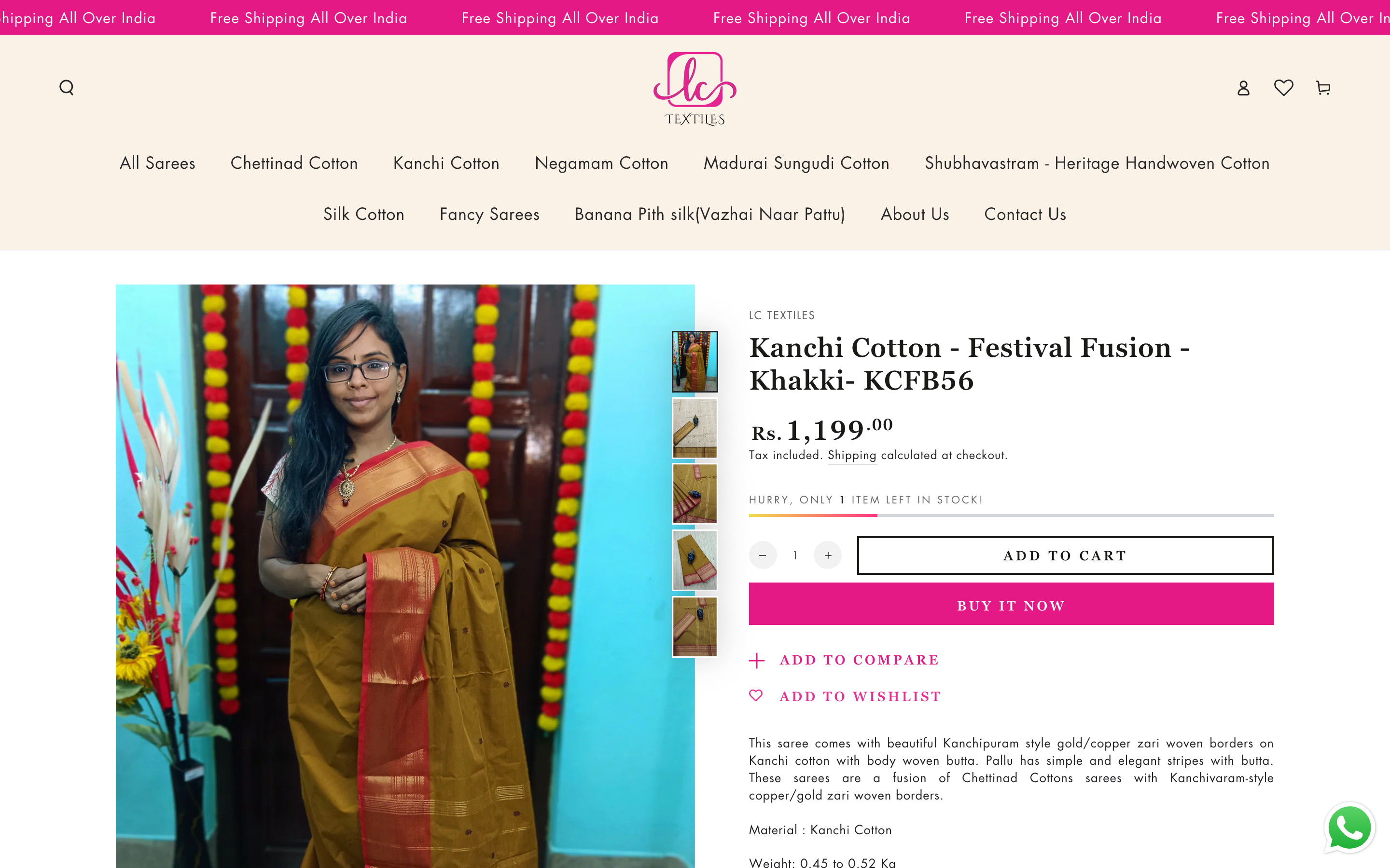 LC Textiles - The Rich Heritage Of Traditional Indian Textiles screenshot 4