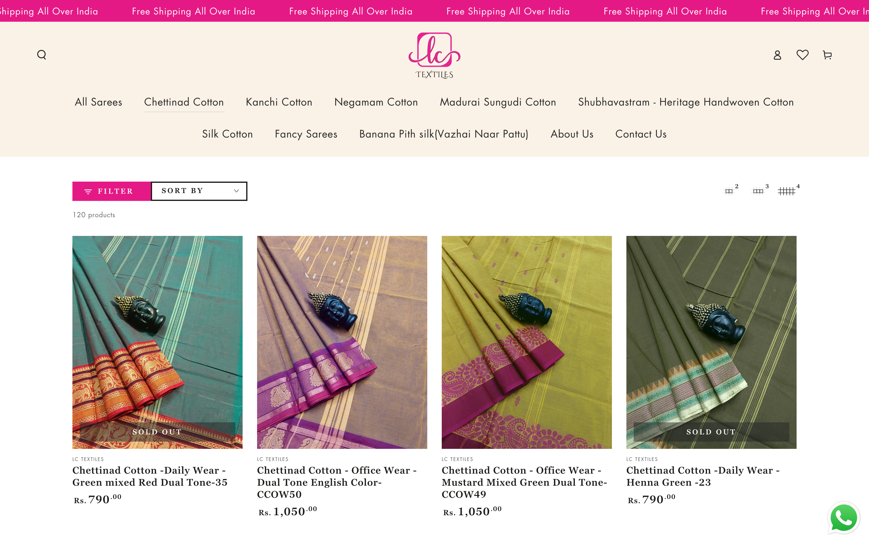 LC Textiles - The Rich Heritage Of Traditional Indian Textiles screenshot 2