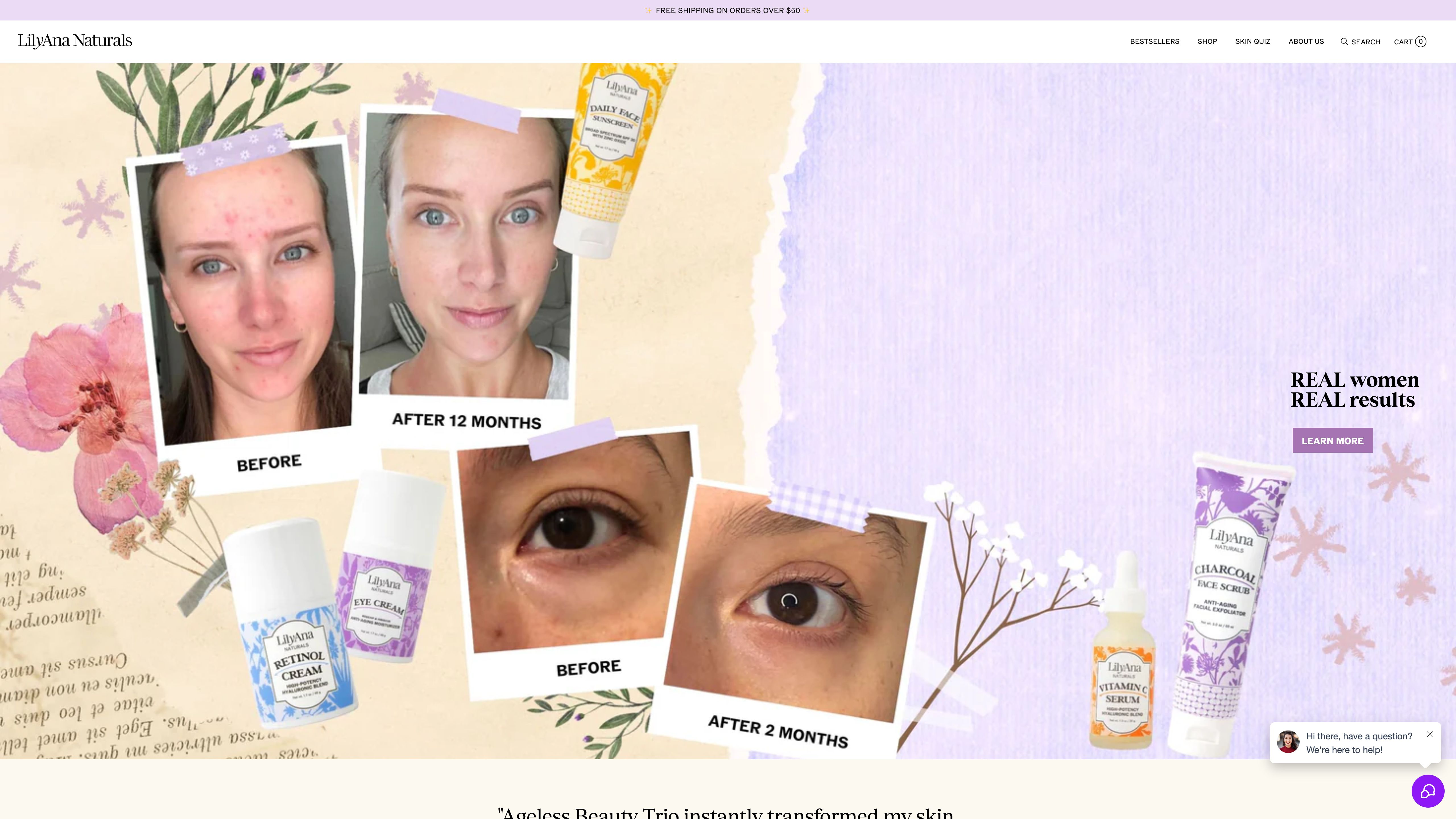 LilyAna Naturals - Bespoke Shopify 2.0 Theme screenshot 4