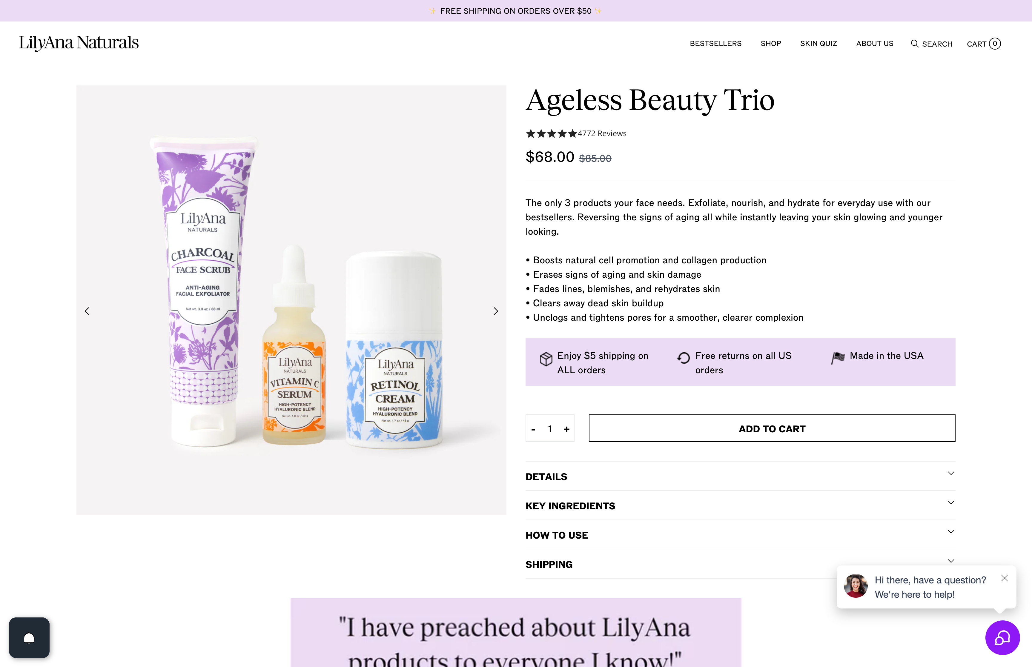 LilyAna Naturals - Bespoke Shopify 2.0 Theme screenshot 3