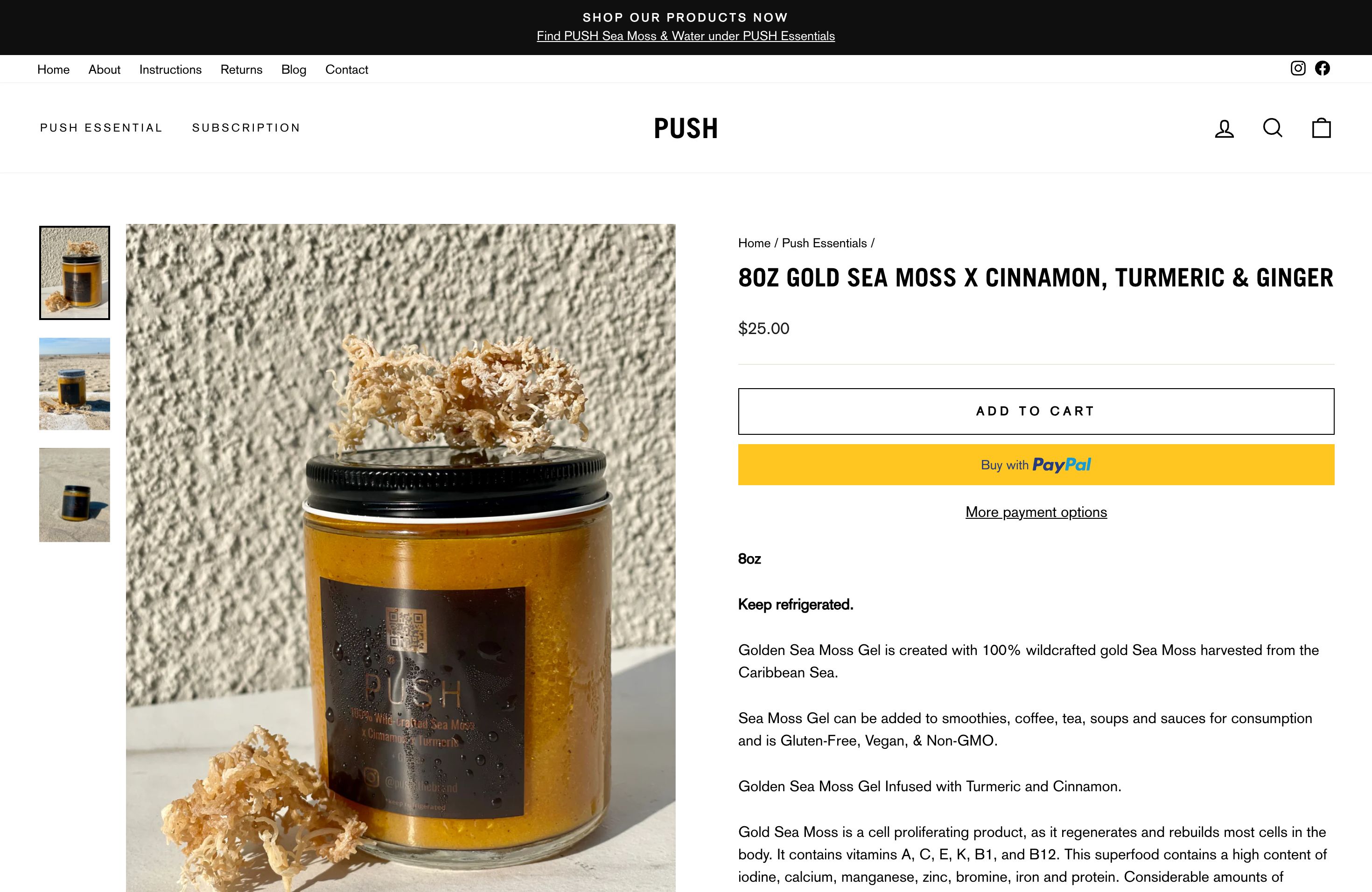 Custom Shopify store development for Brand PUSH screenshot 3