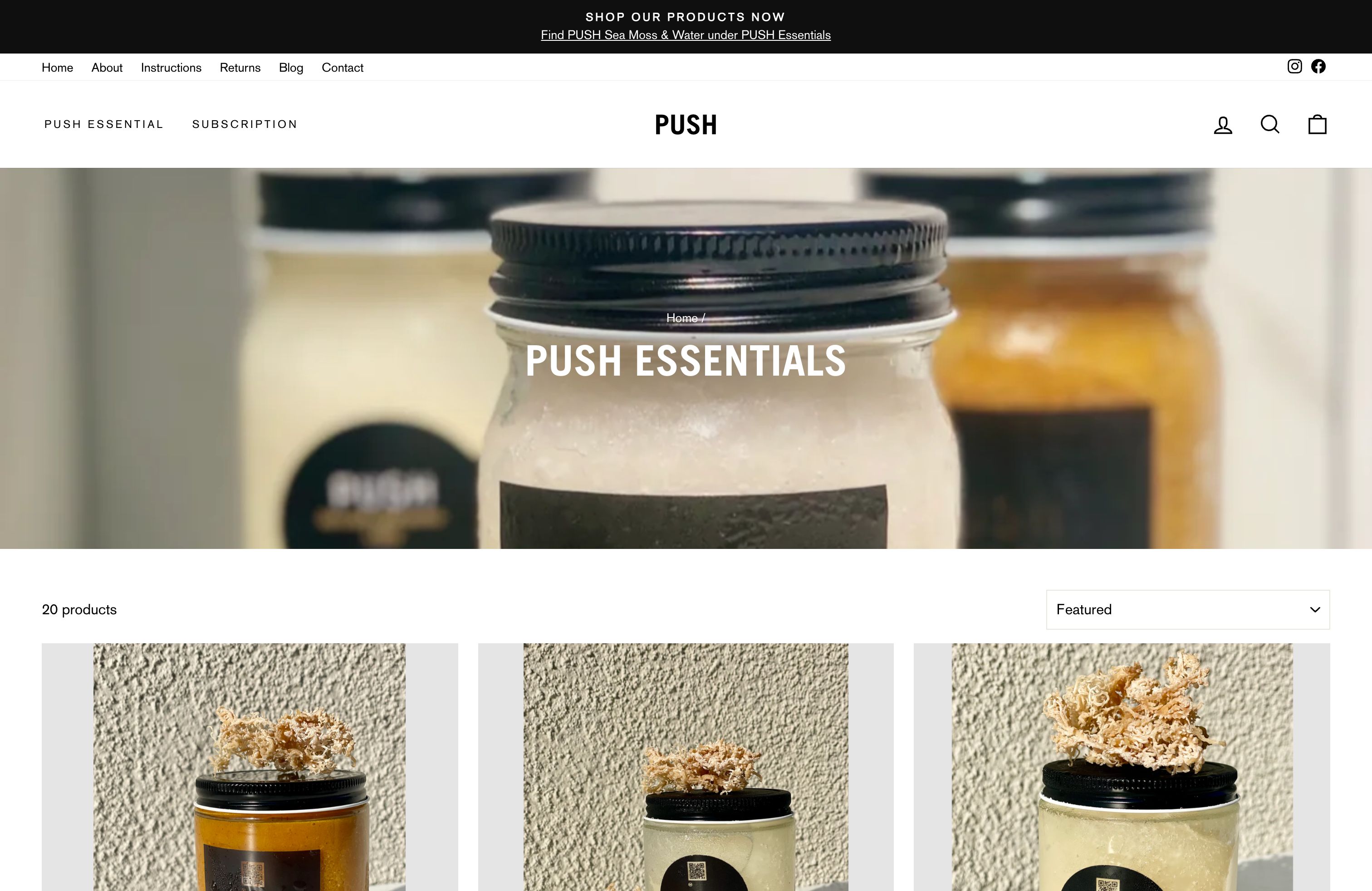 Custom Shopify Store Development and Magento Migration for Brand PUSH