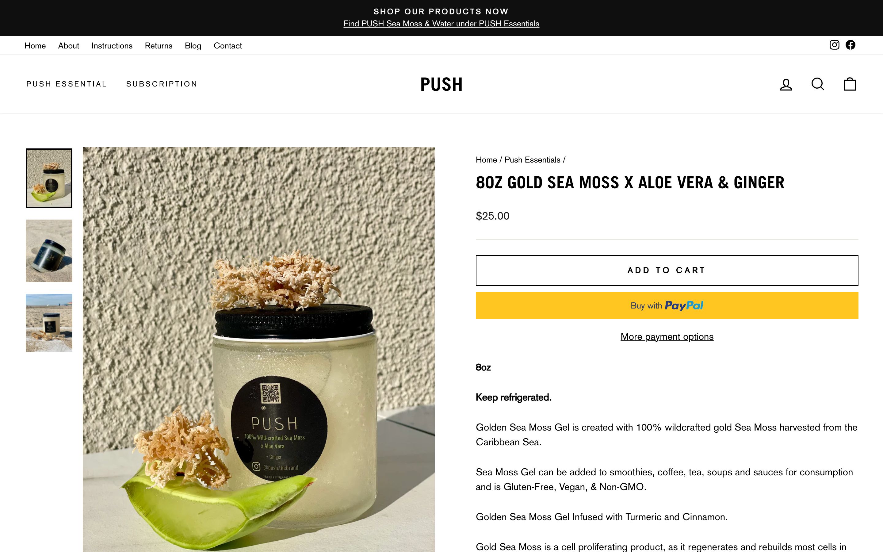 Custom Shopify store development for Brand PUSH screenshot 4