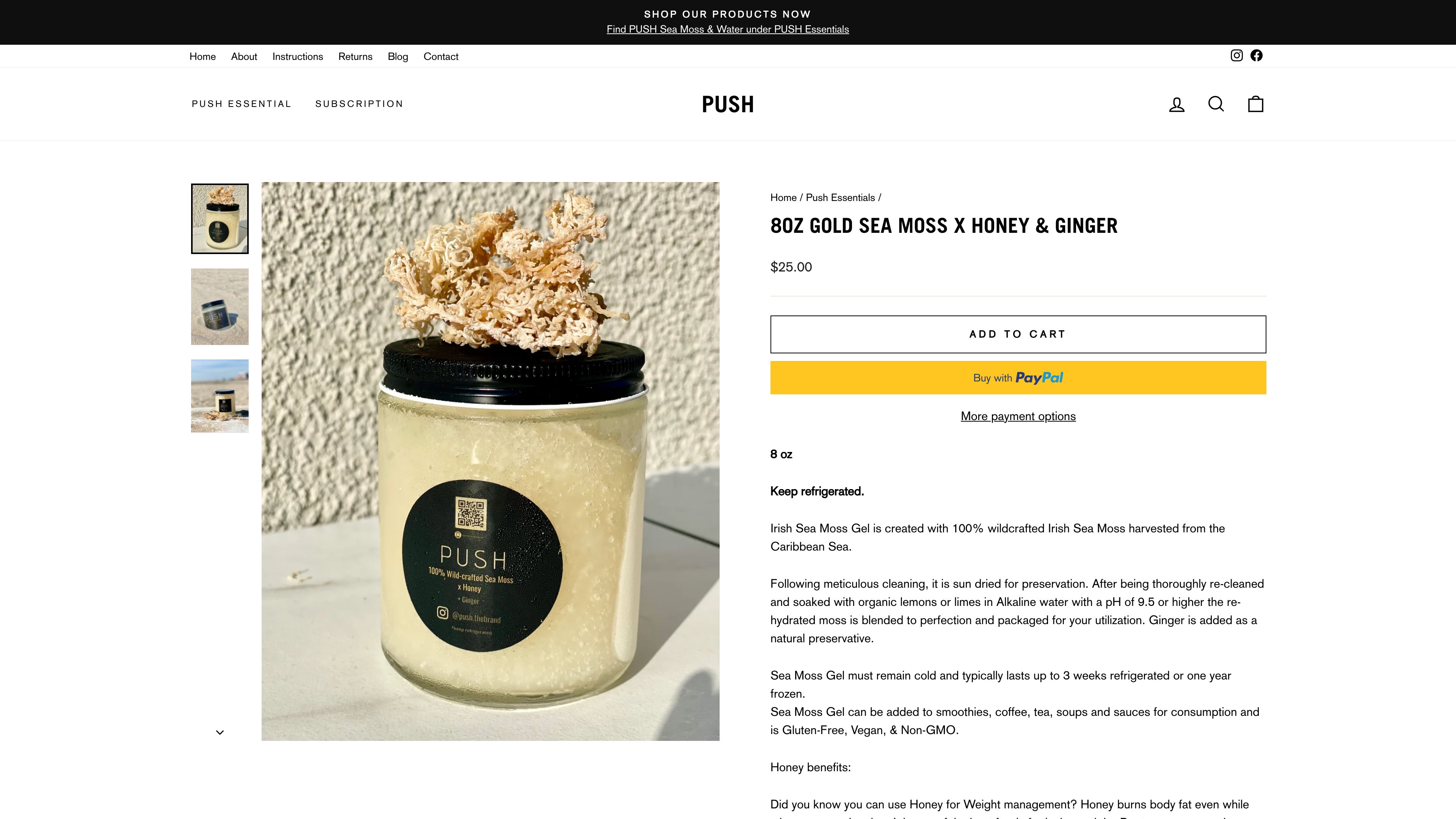 Custom Shopify store development for Brand PUSH screenshot 5