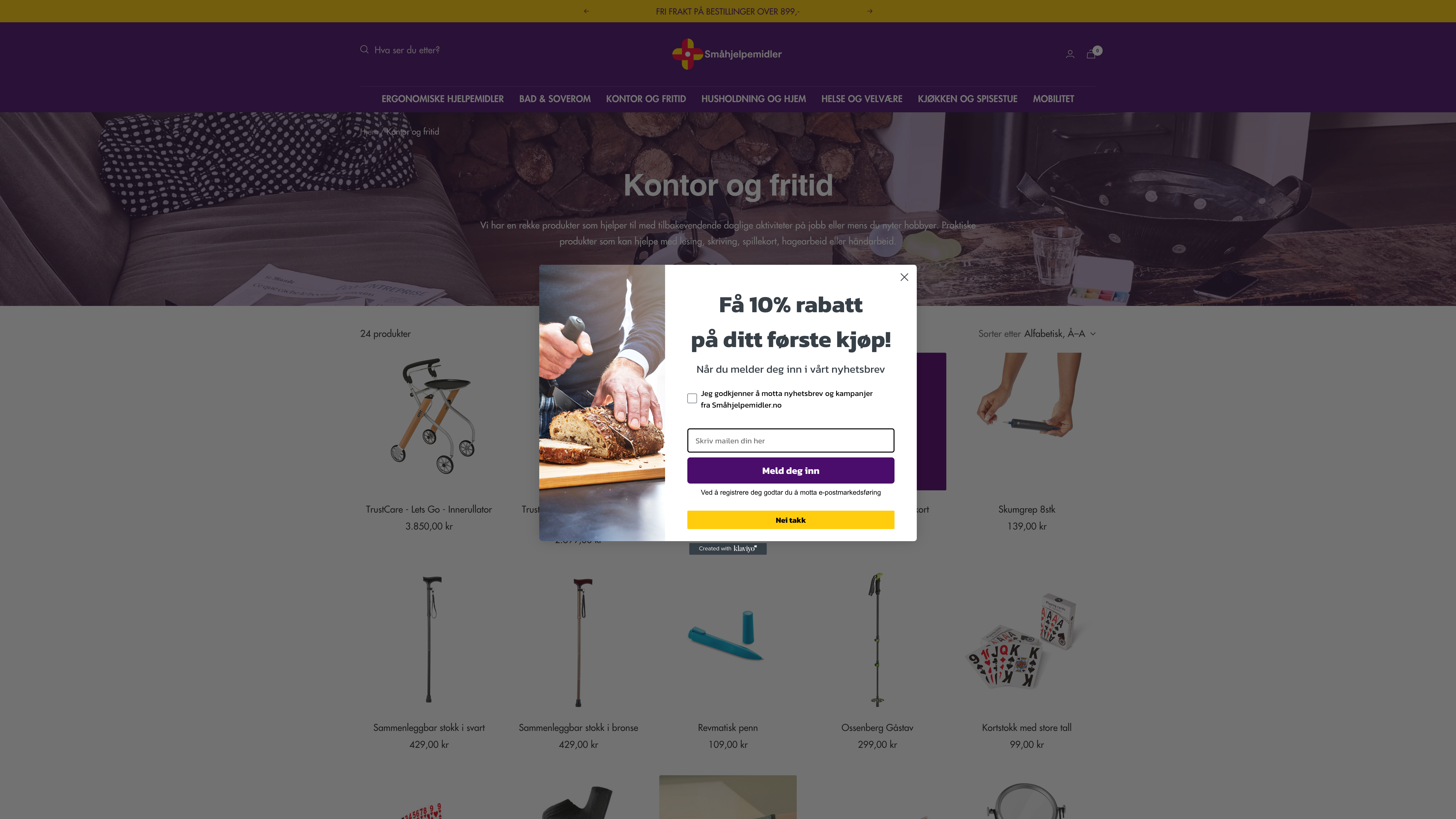 Smahjelpemidler.no screenshot 5