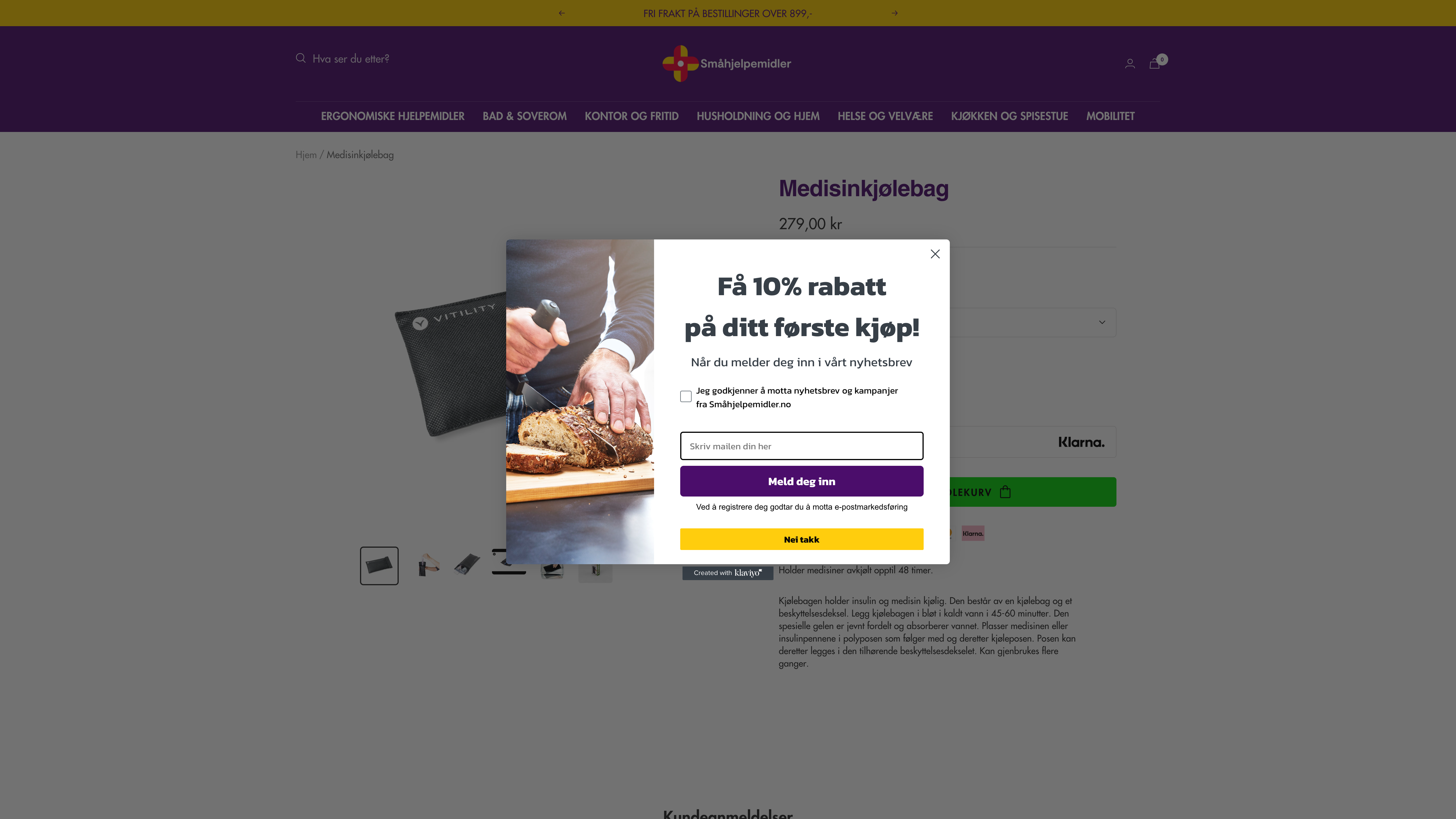 Smahjelpemidler.no screenshot 3