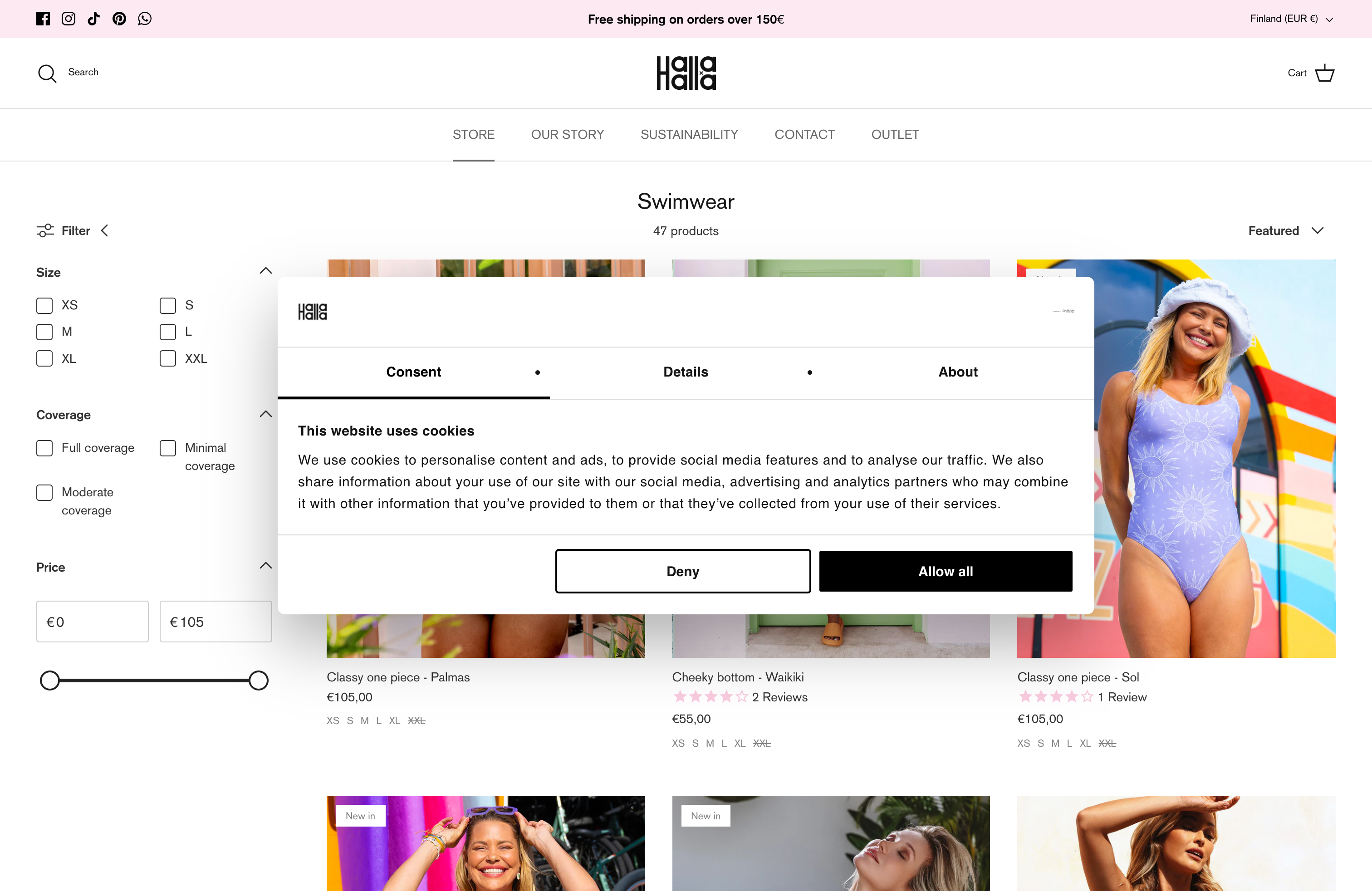 Halla Halla’s store renevation screenshot 2