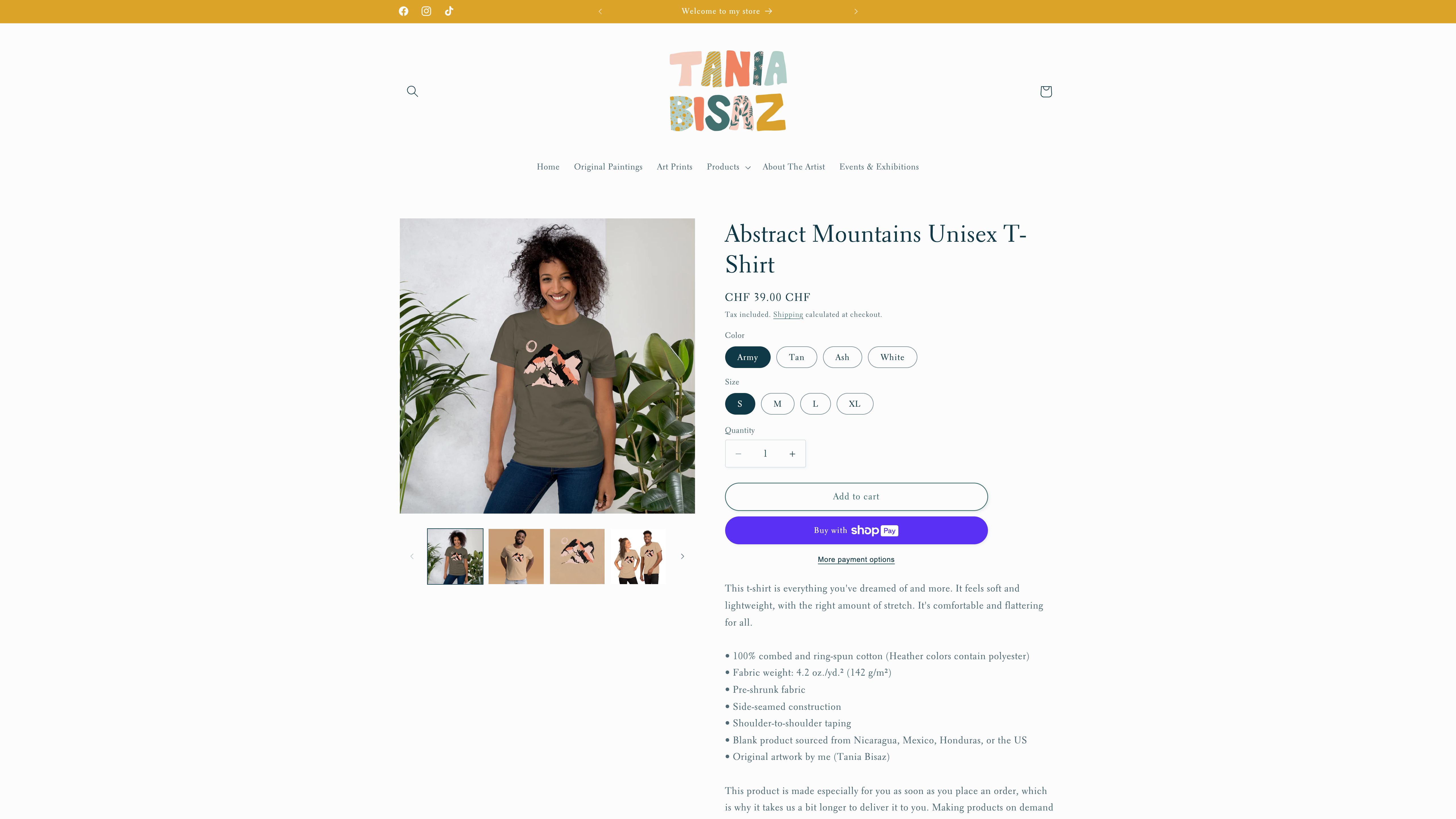 Lifestyle Brand Site Design screenshot 5