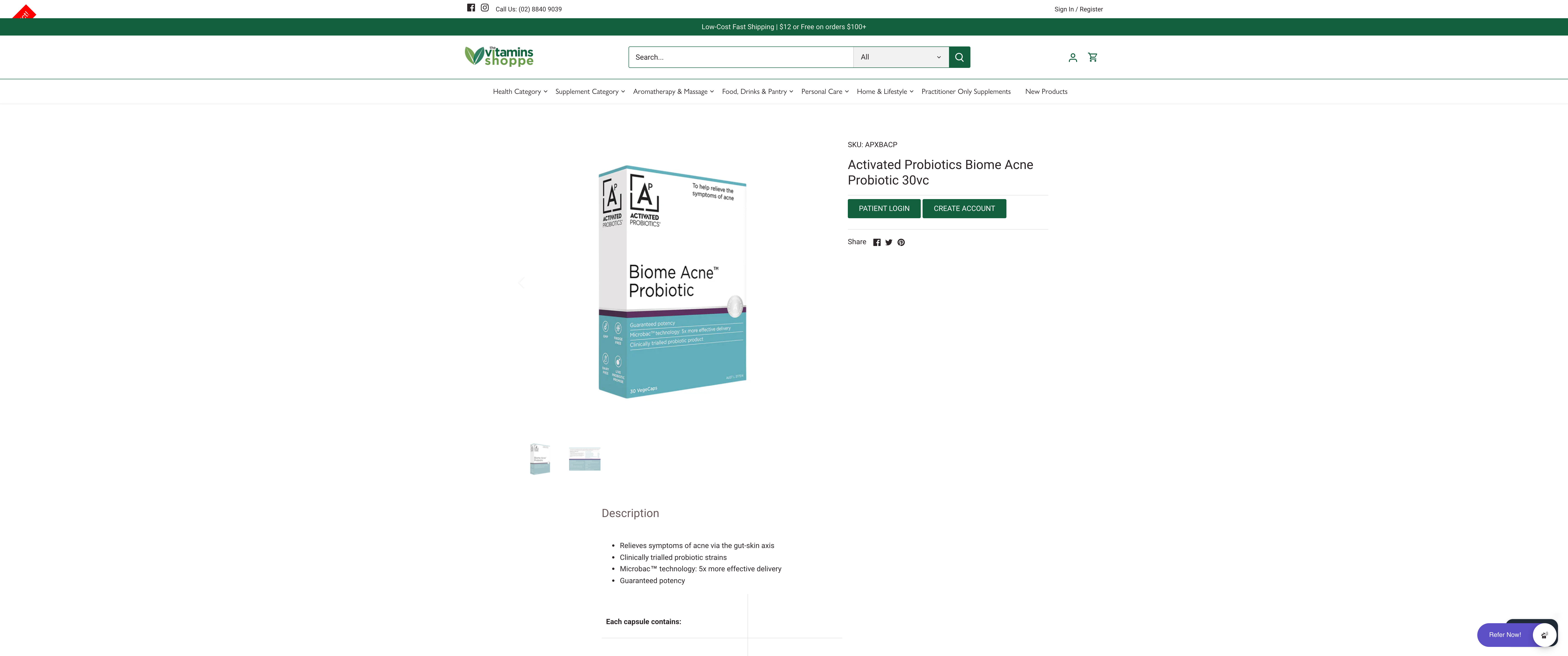 WordPress to Shopify Migration for The Vitamins Shoppe screenshot 4
