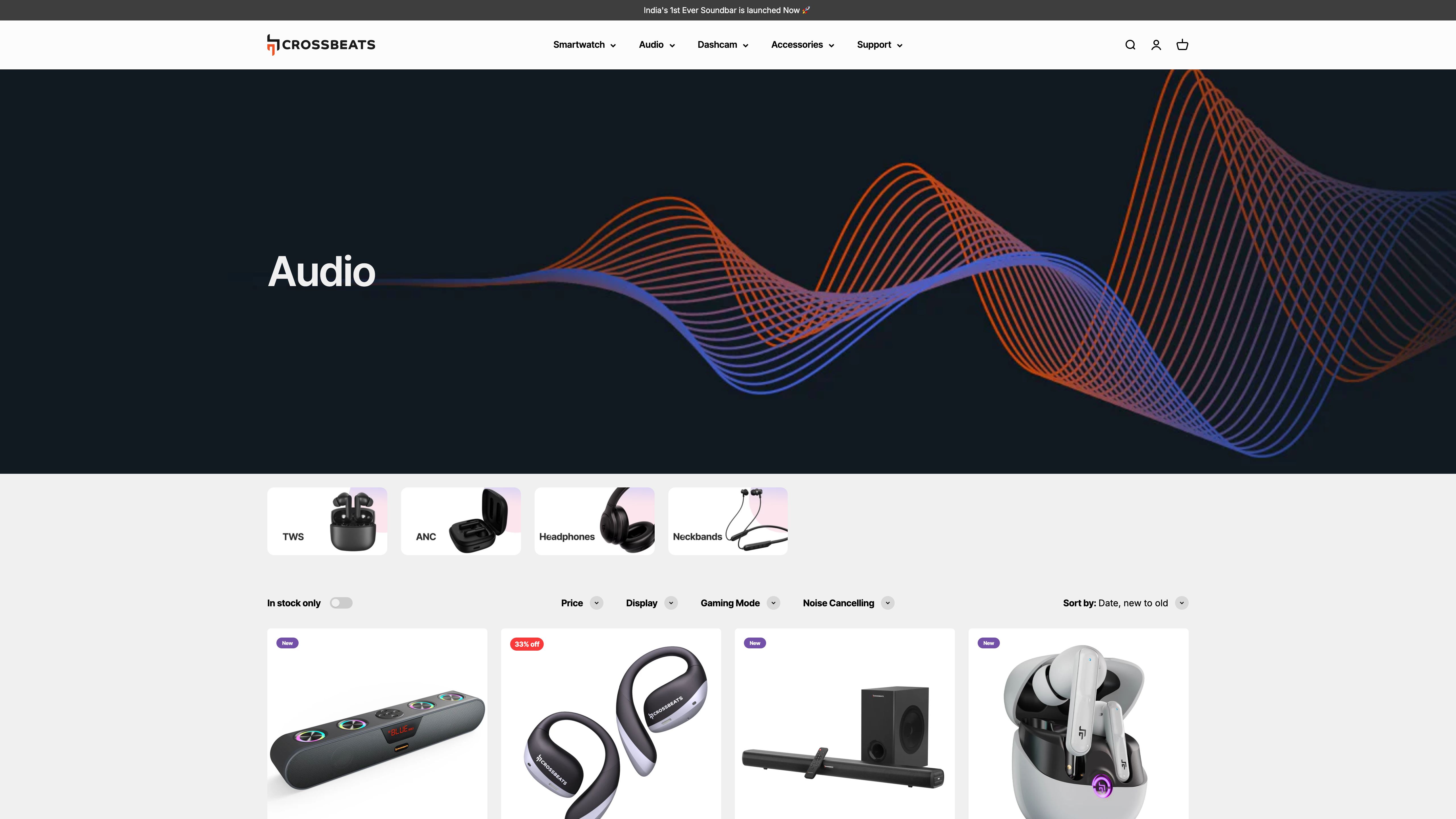 Crossbeats - Lading page Desinging screenshot 2