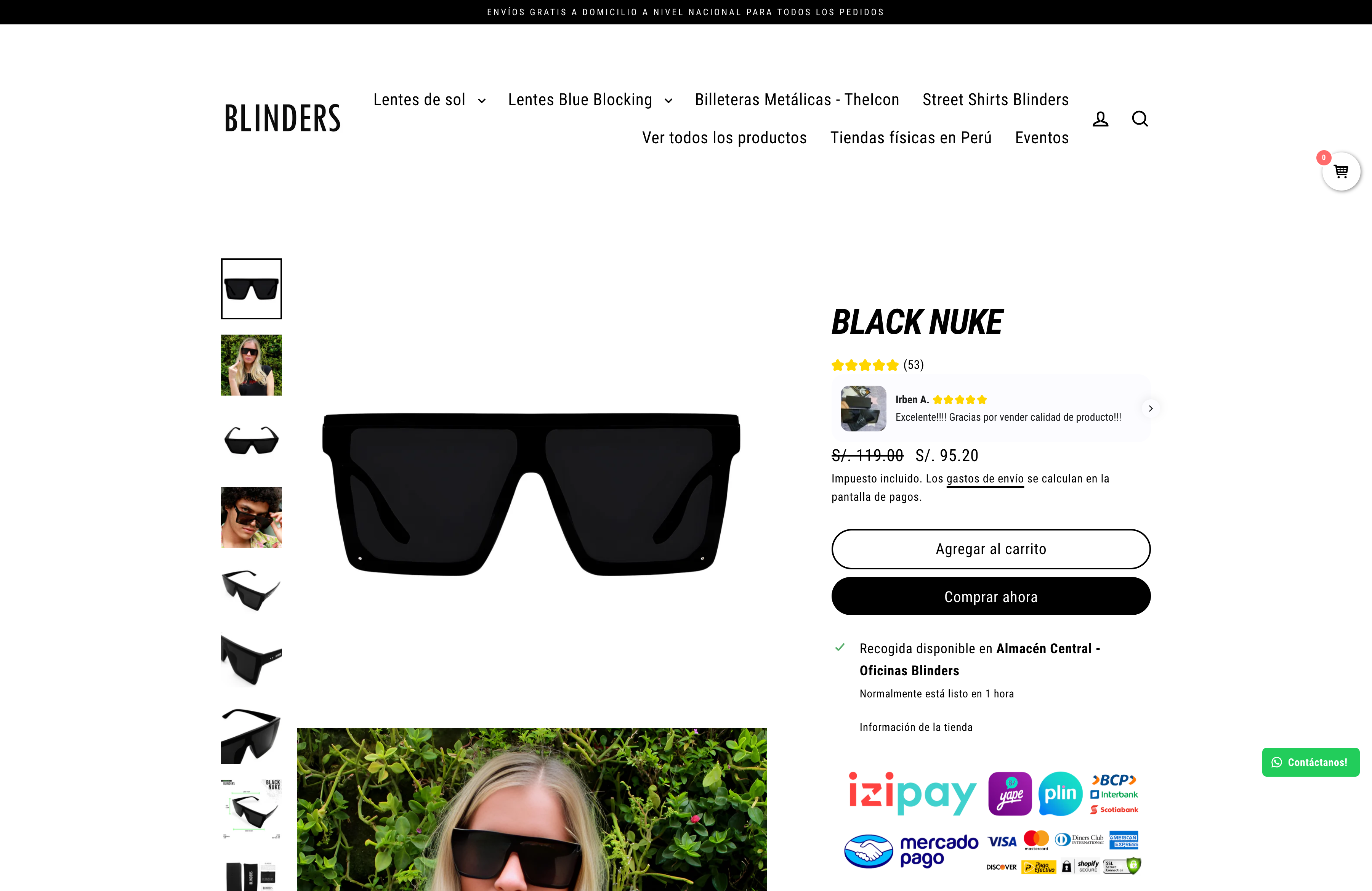 Blinders Sunglasses 🇵🇪 screenshot 3