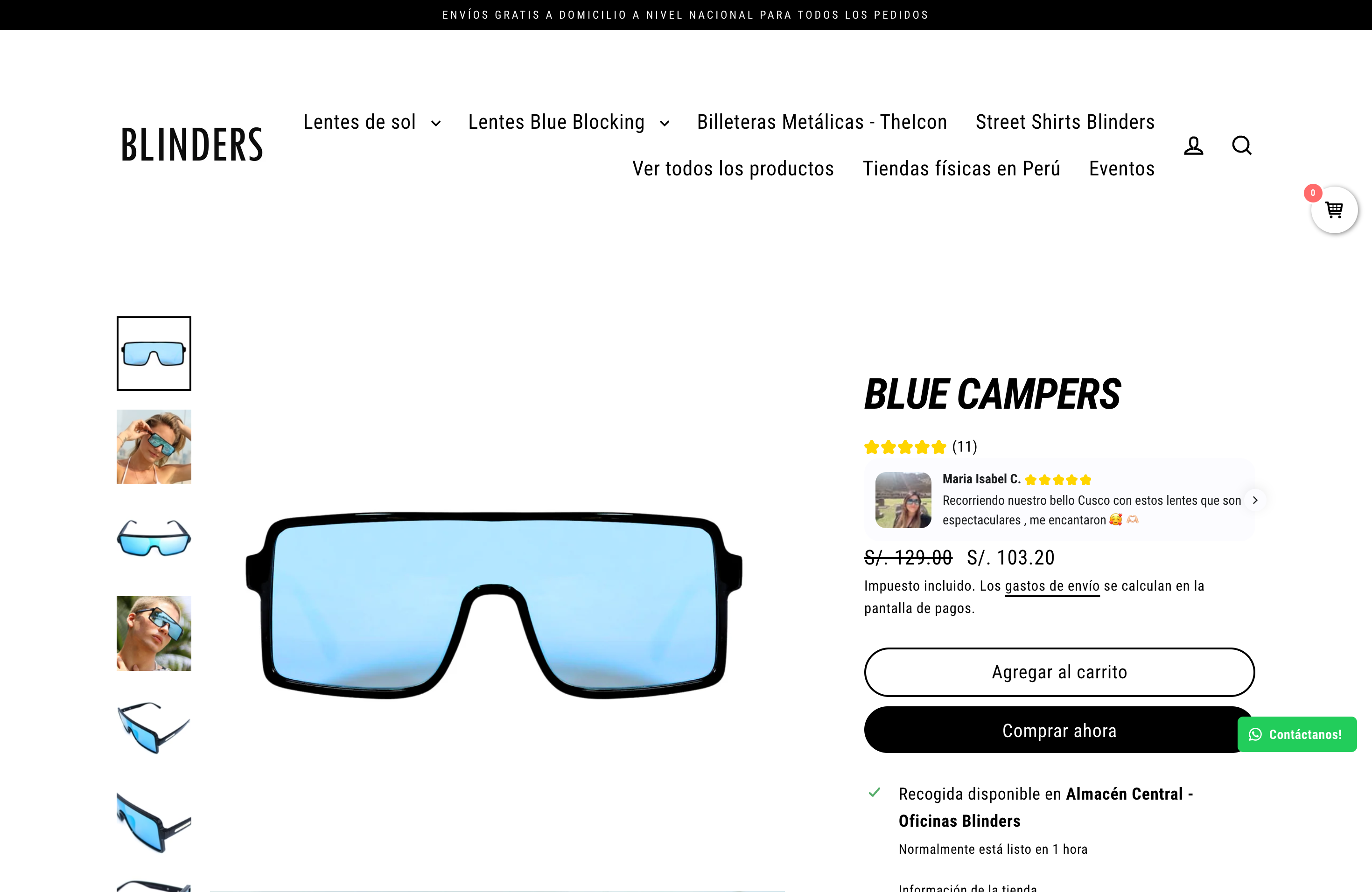 Blinders Sunglasses 🇵🇪 screenshot 4