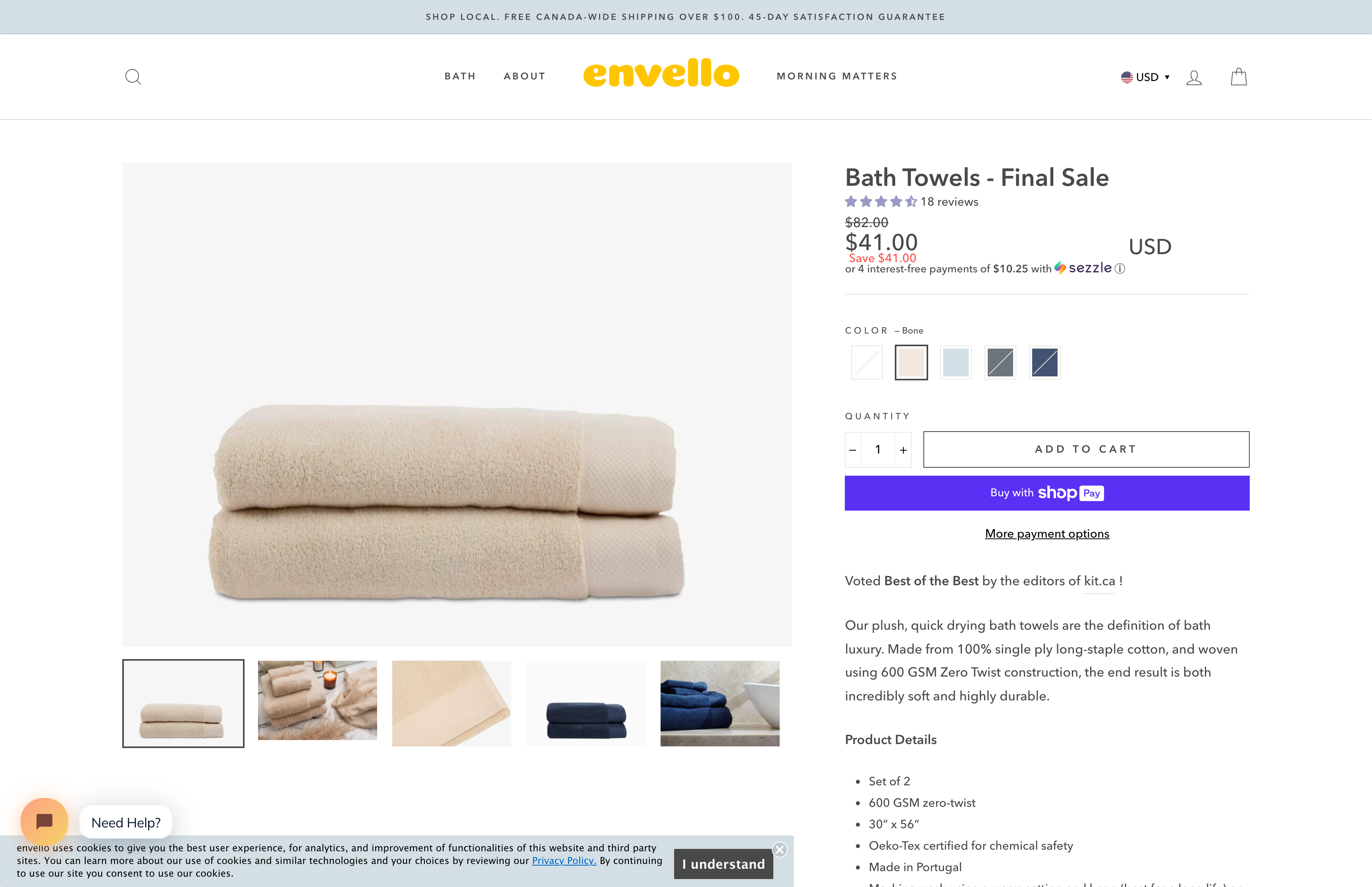 HOME/BEDDING | Ecommerce strategy, site design/build screenshot 2