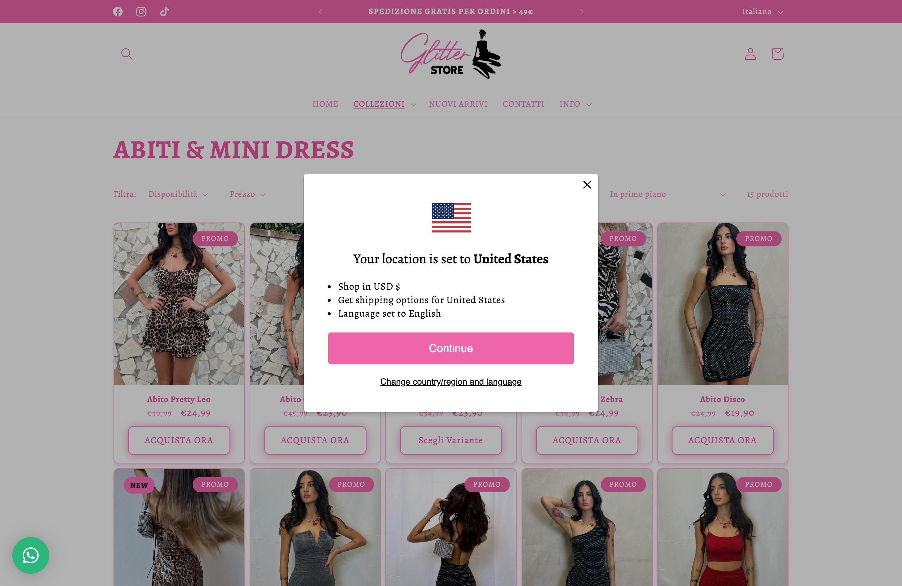 Glitter Store Mode screenshot 2