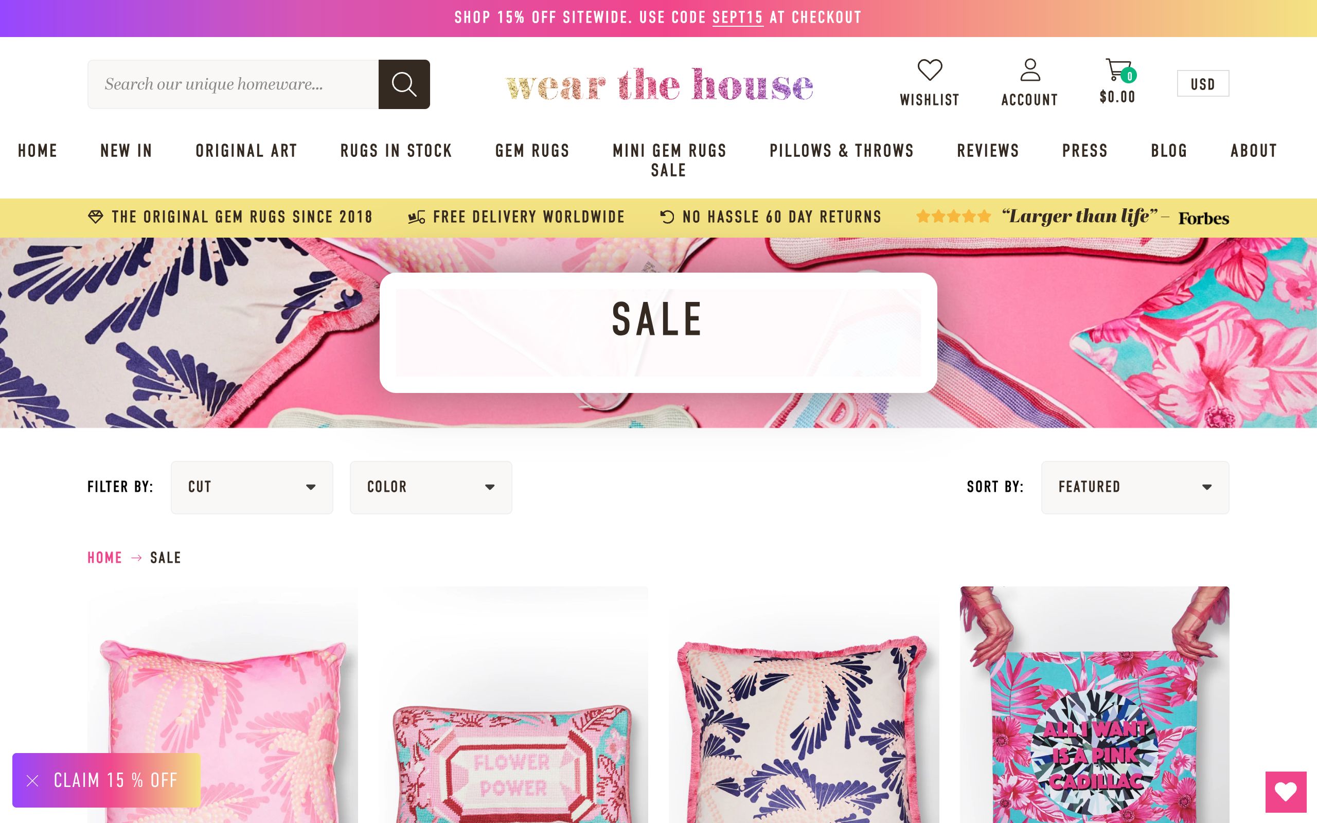 Comprehensive Store Redesign for Wear The House: Enhancing UI/UX and Functionality