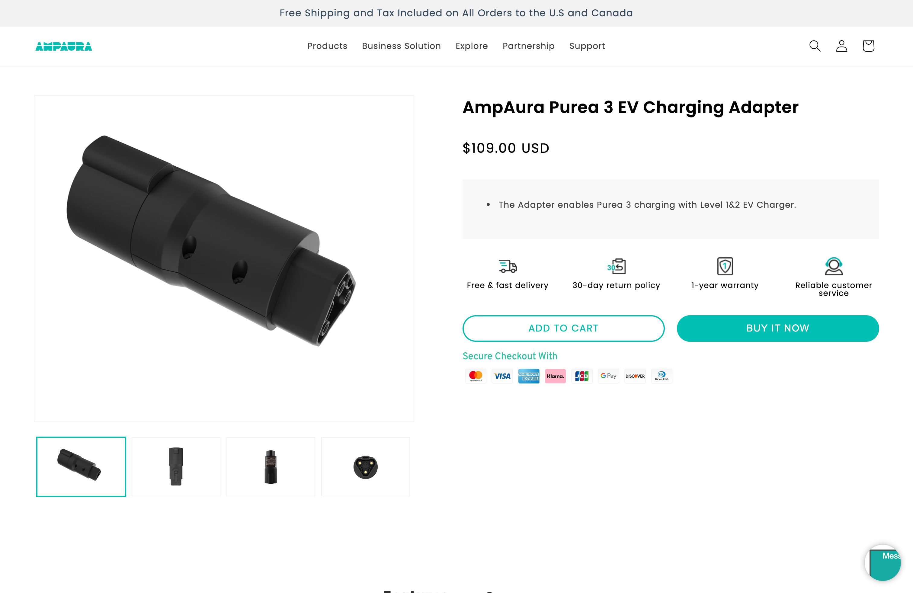 AmpAura | Portable Power Station and Home Energy Storage Solutions  screenshot 4