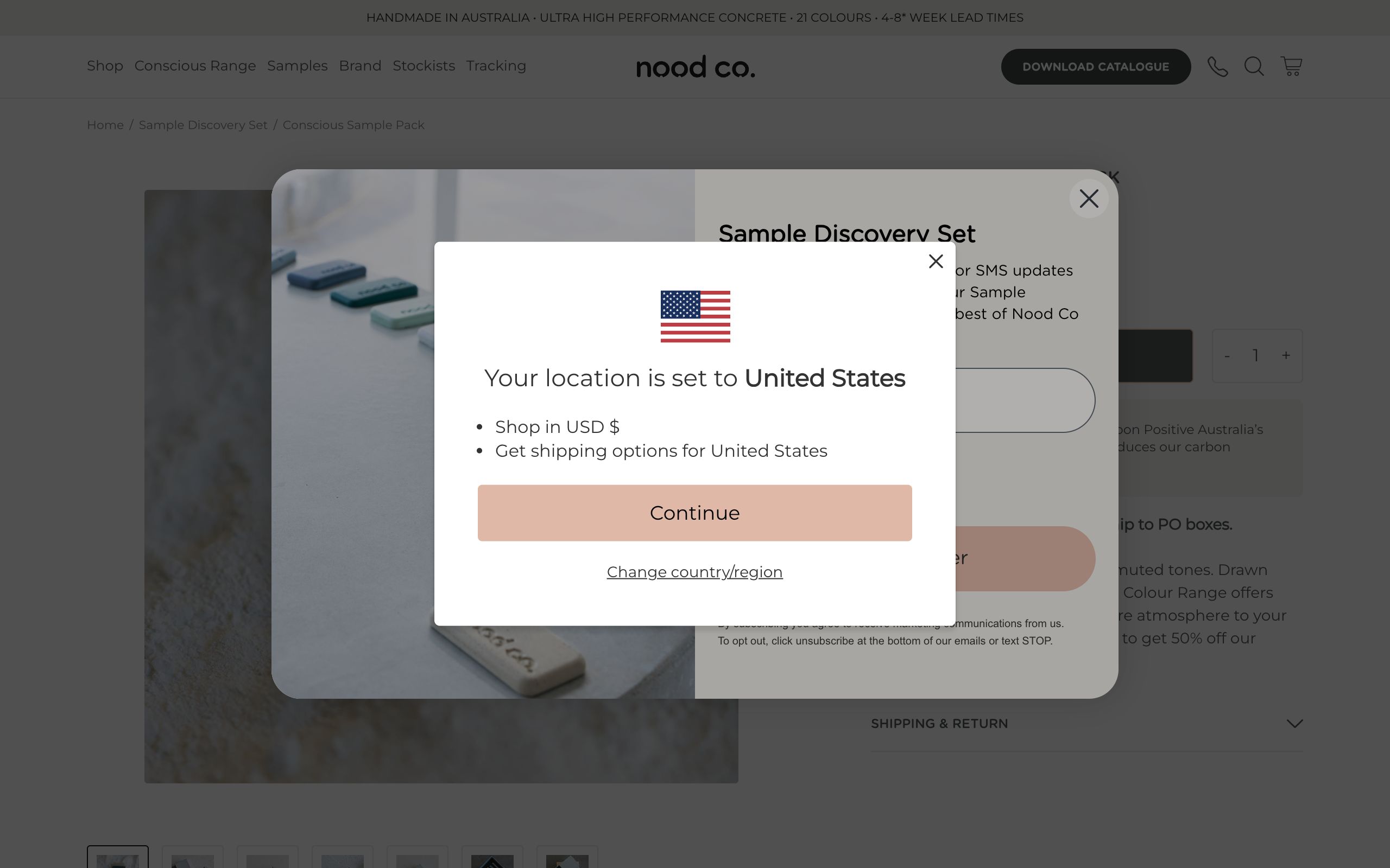The Nood Co's Replatformed, Multi-regional Online Store screenshot 3