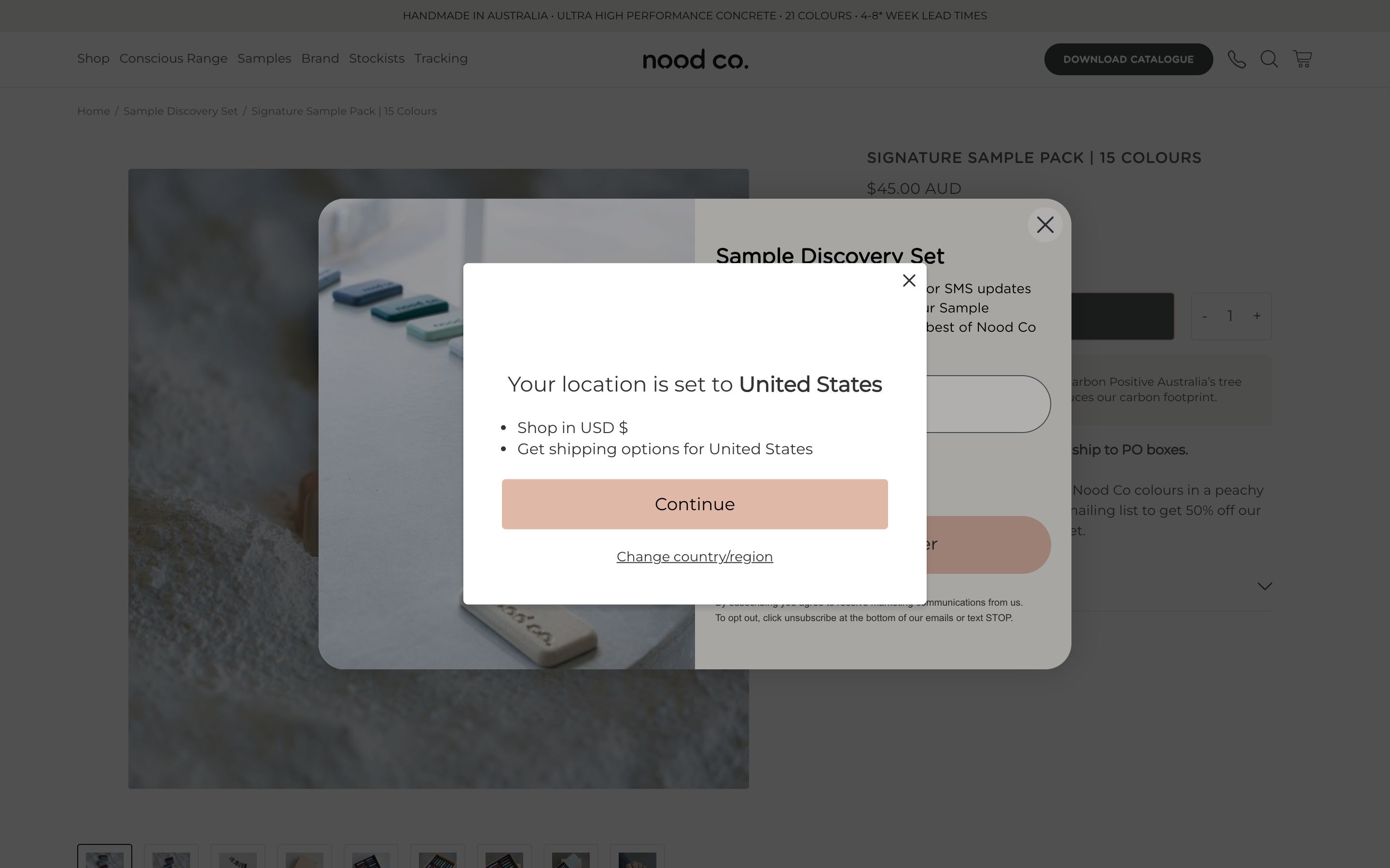 The Nood Co's Replatformed, Multi-regional Online Store screenshot 4