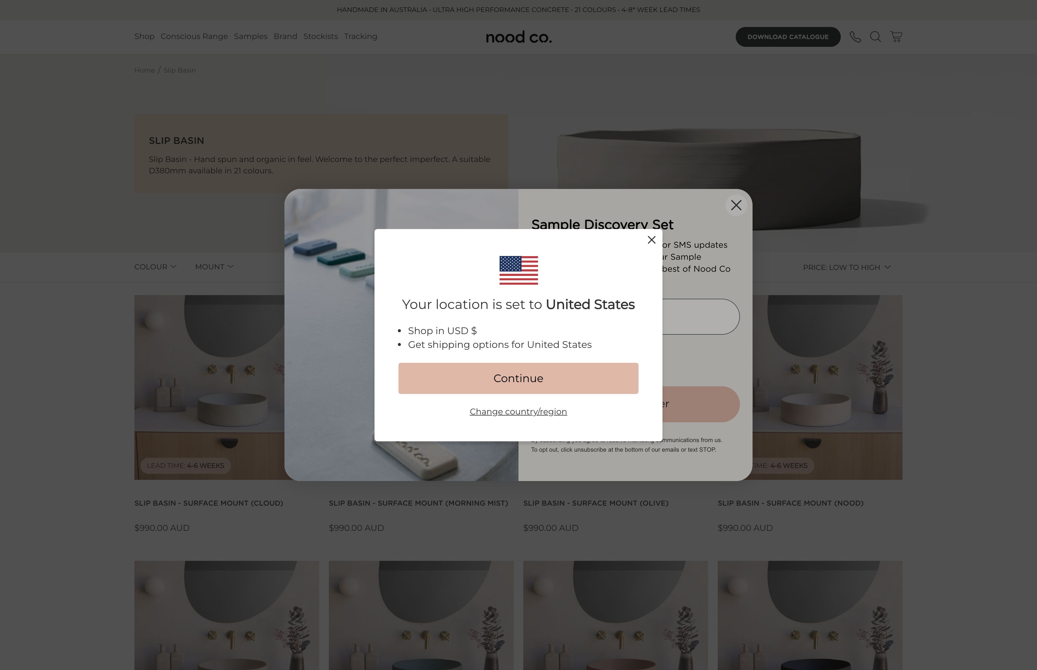 The Nood Co's Replatformed, Multi-regional Online Store screenshot 2