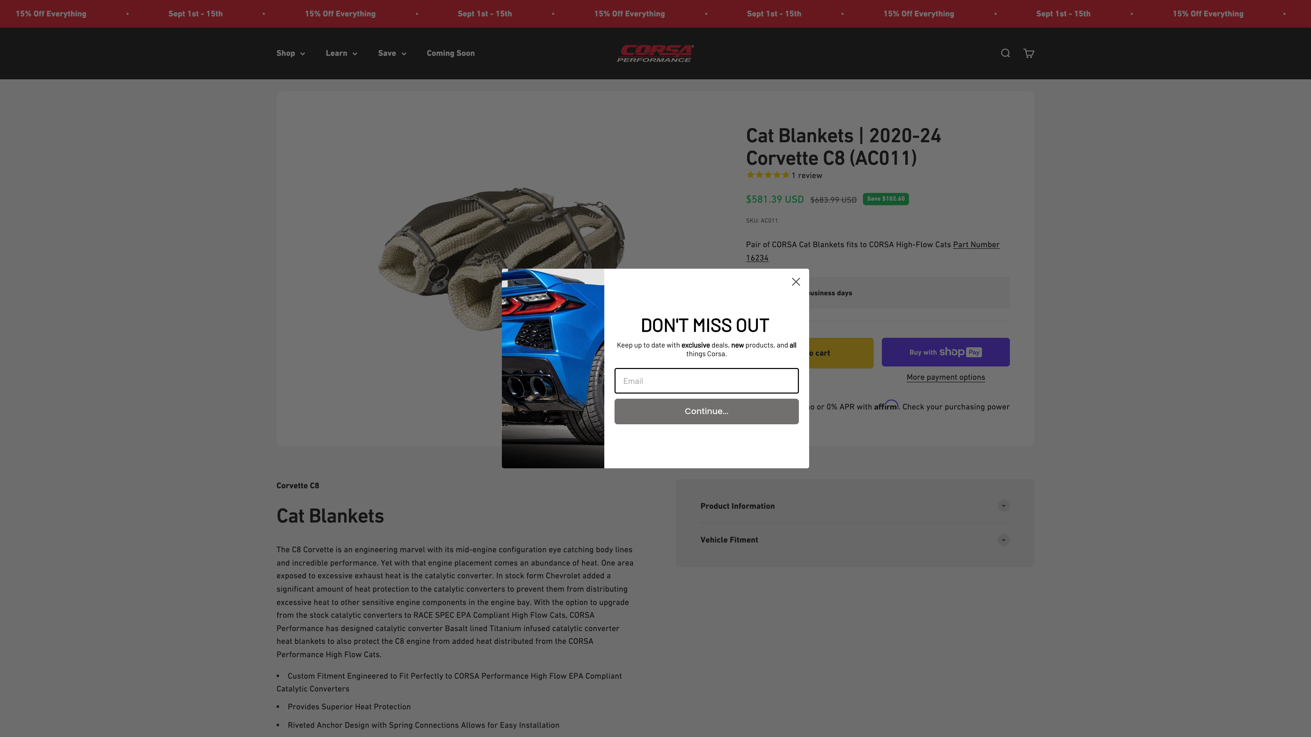 CORSA: Premium Aftermarket Exhausts Now With Matching Website screenshot 4