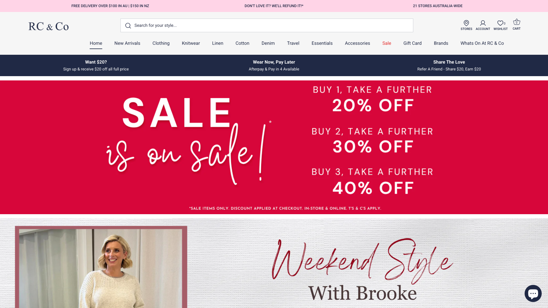 RC & Co - 22 Retail Stores Web Development & Support for Shopify Plus