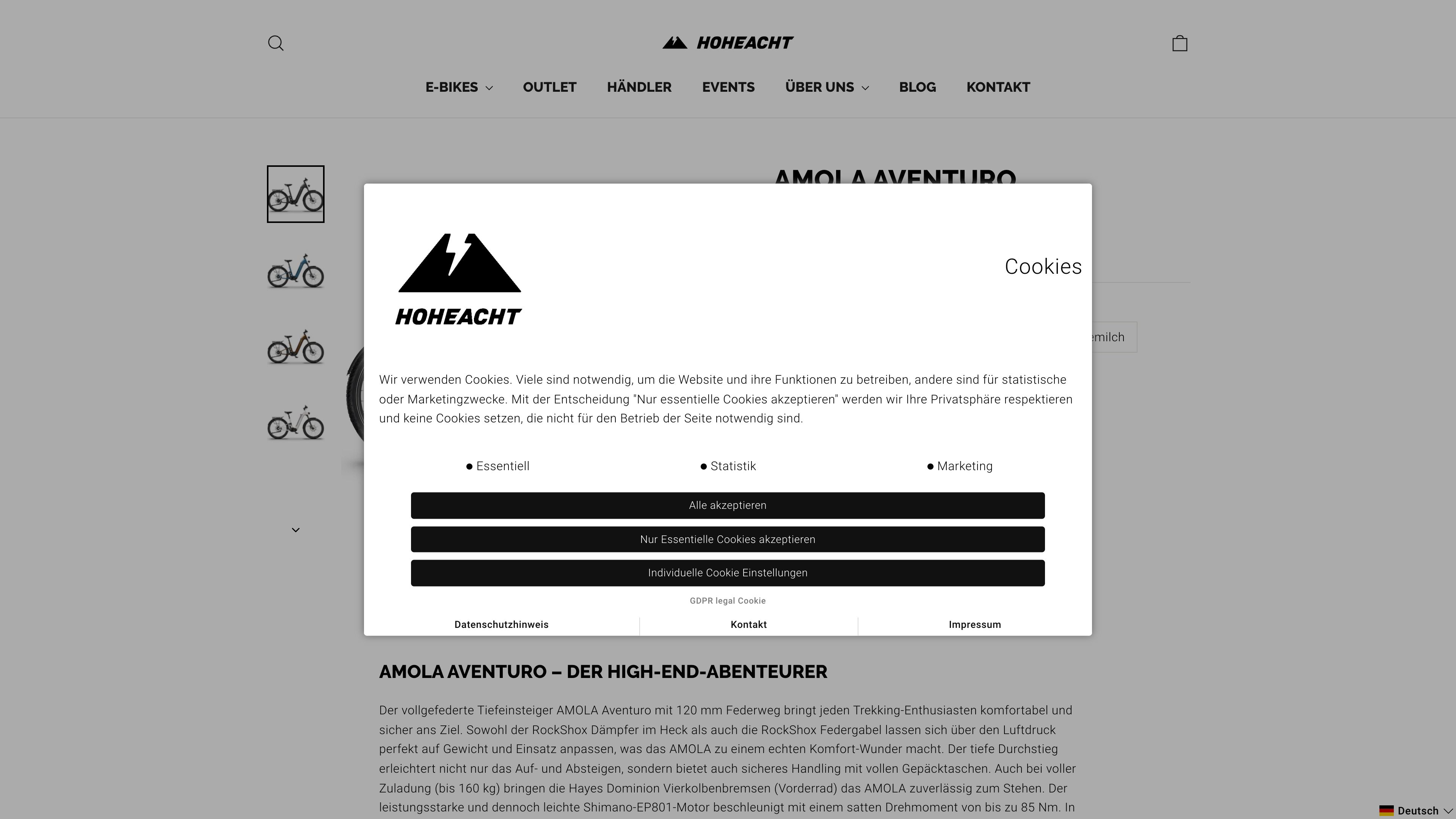 Hohe Acht E-Bikes screenshot 7